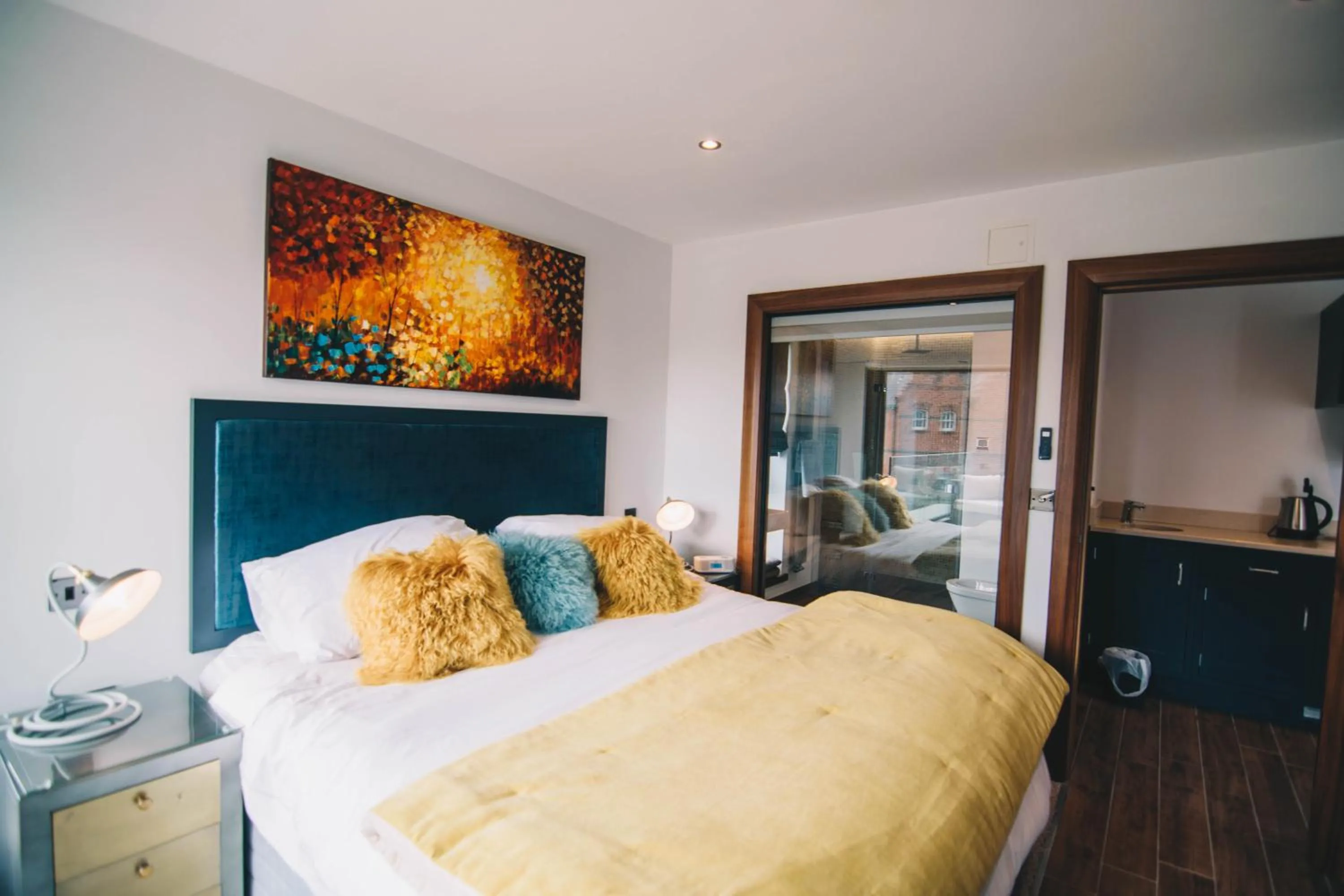 Bed in Antrim House Guest Rooms & Suites