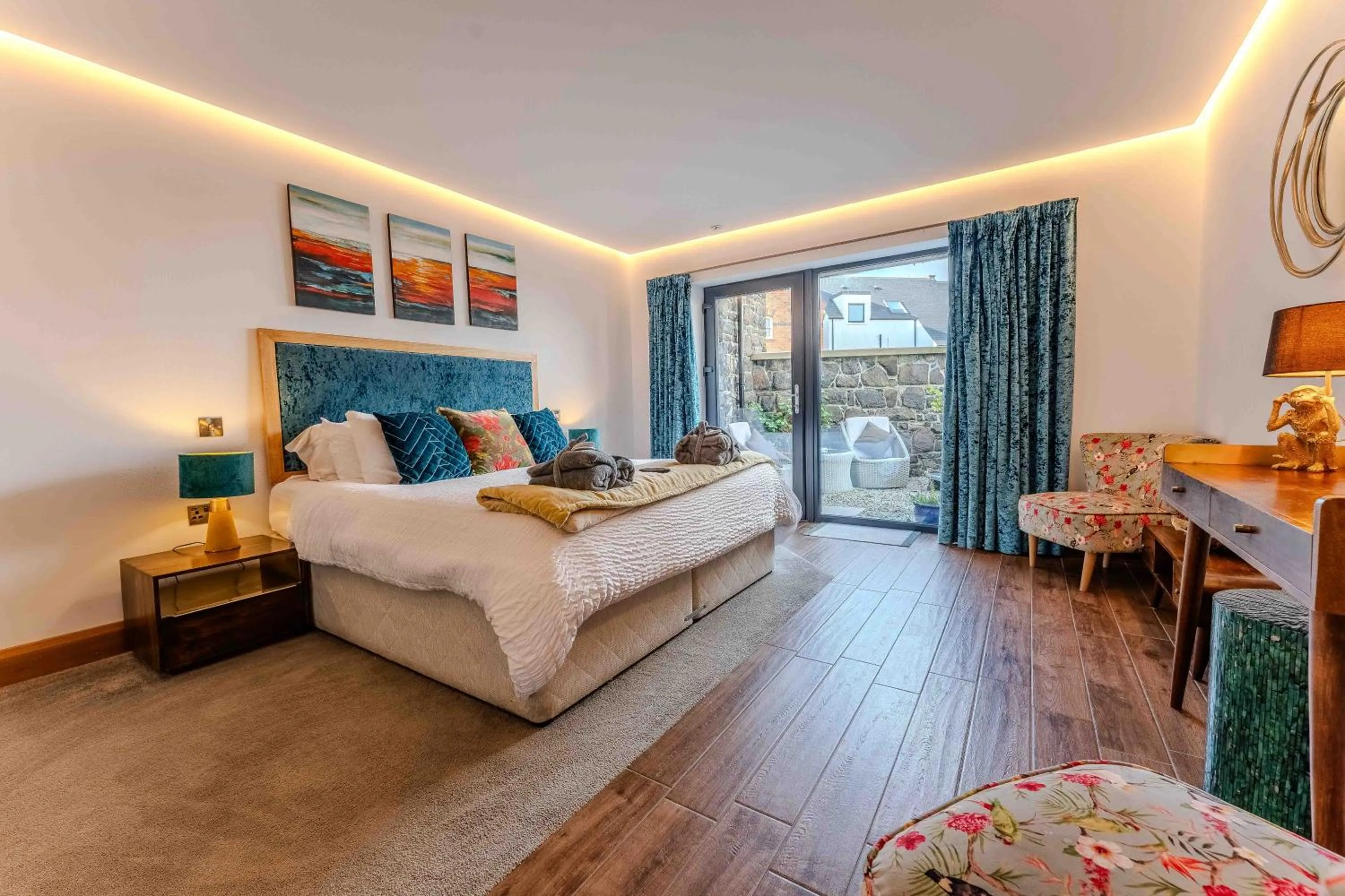 Bed in Antrim House Guest Rooms & Suites