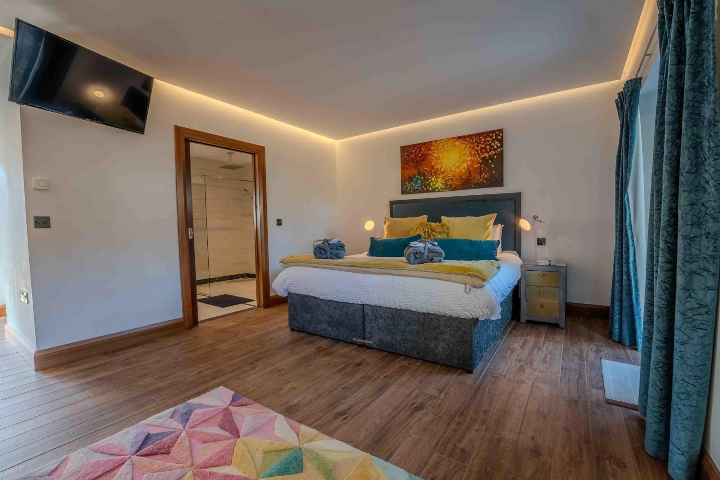 Bed in Antrim House Guest Rooms & Suites