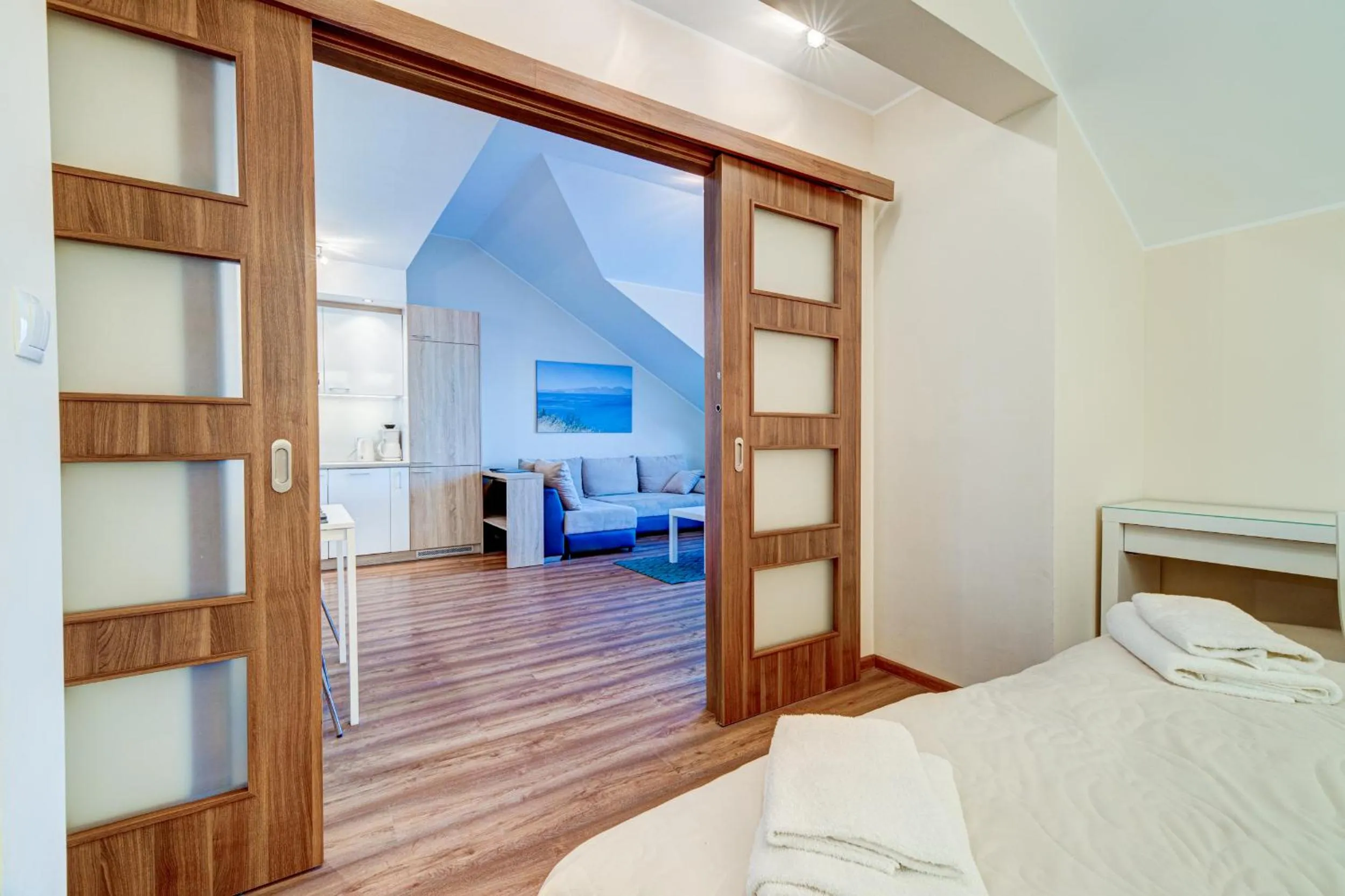 Bed in Apartamenty Zdrojowa