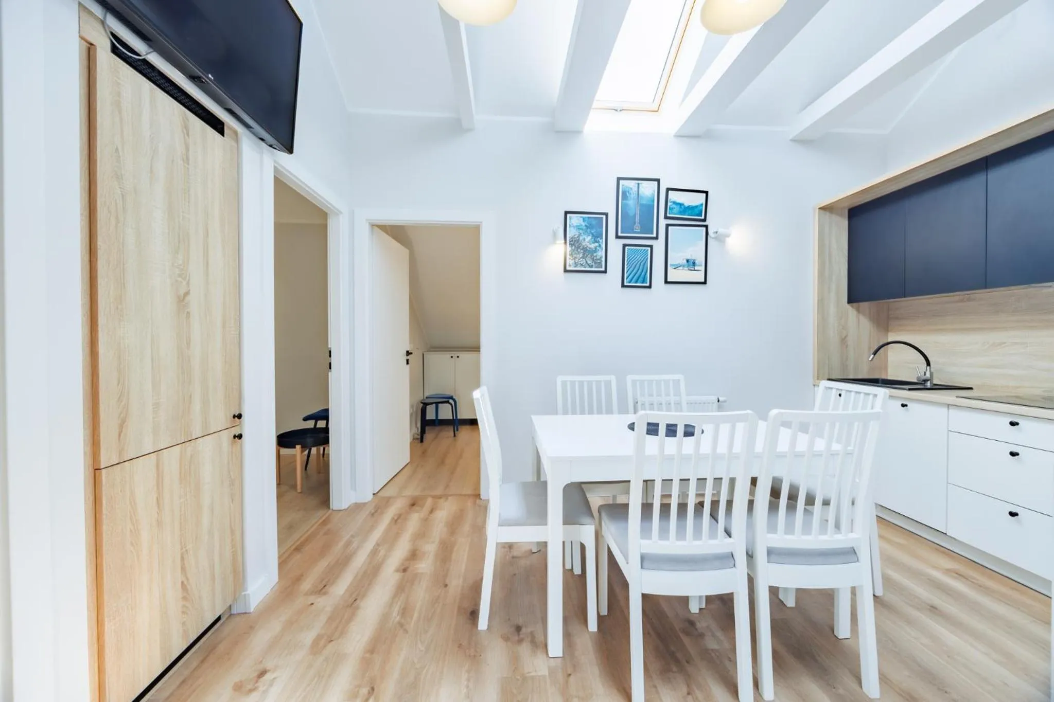 Kitchen or kitchenette in Apartamenty Zdrojowa