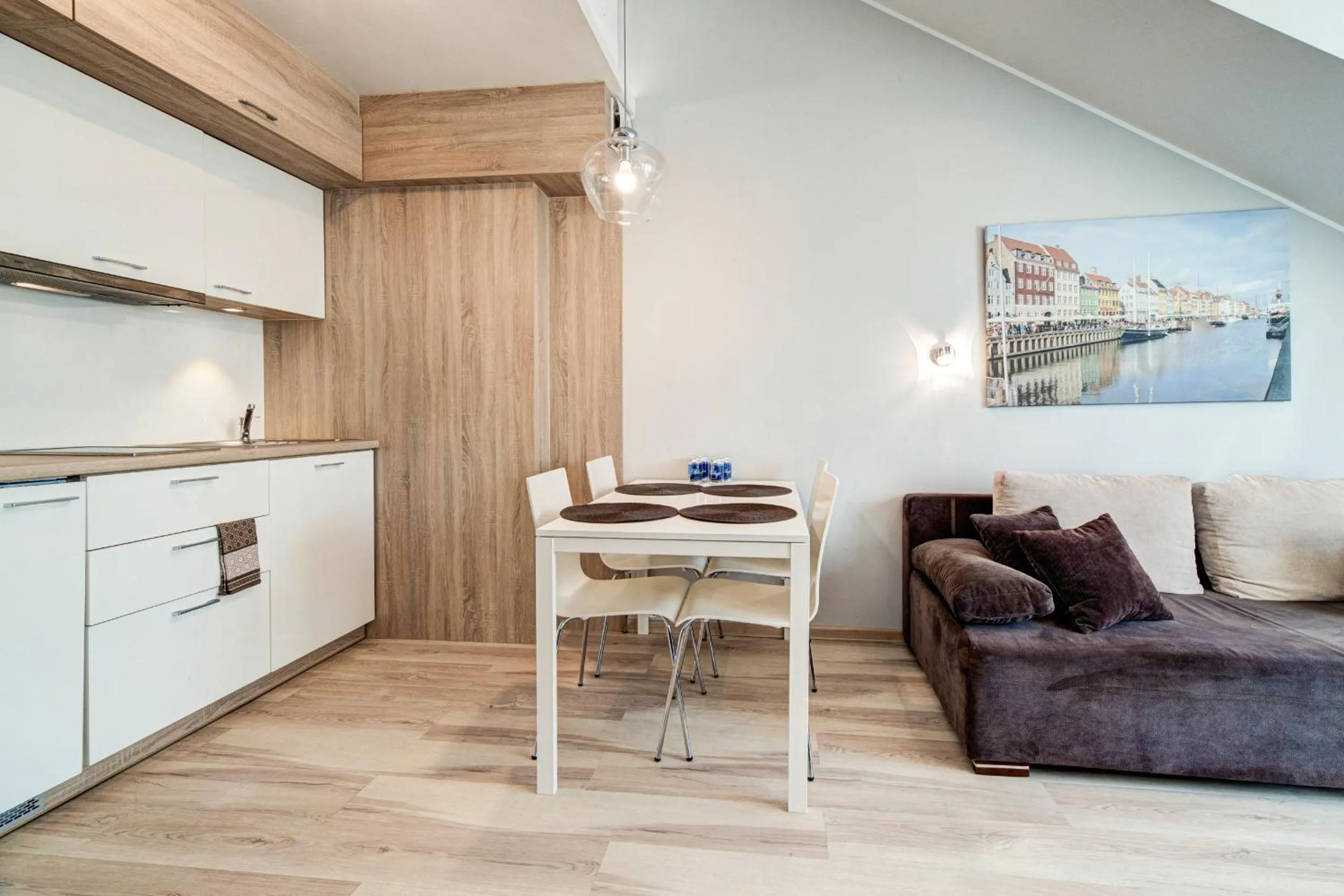 Kitchen or kitchenette in Apartamenty Zdrojowa