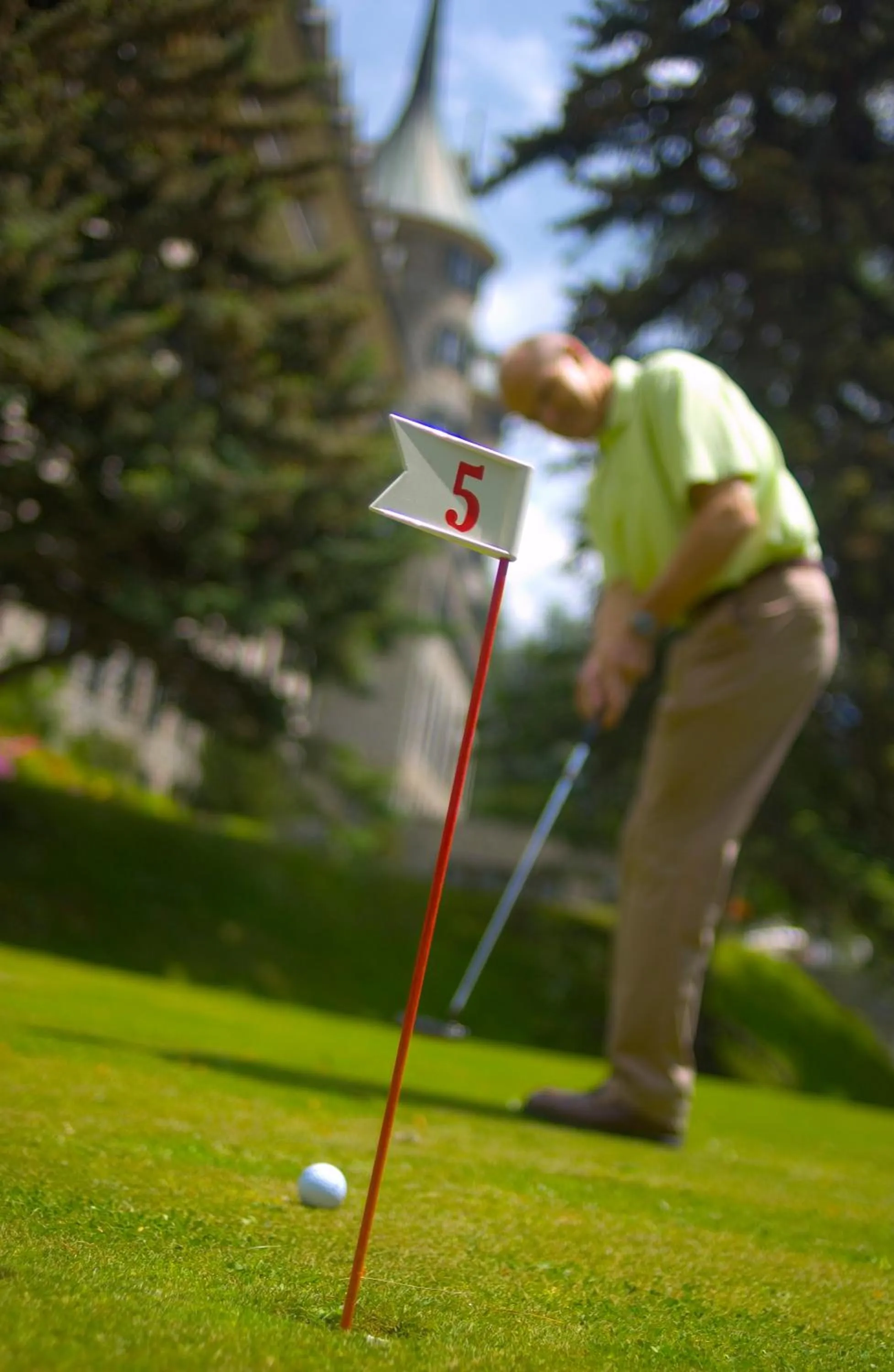 Golfcourse in Suvretta House