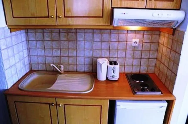 Kitchen or kitchenette in Maistrali Studios