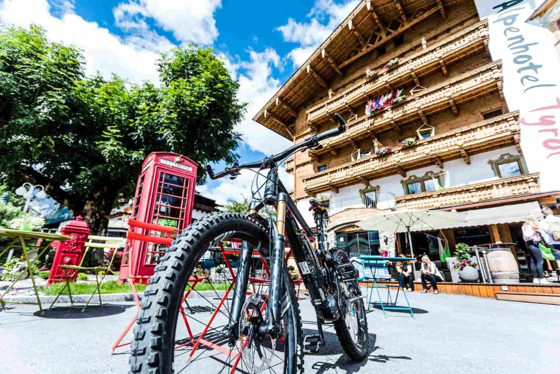 Facade/entrance in ALPENHOTEL TYROL - B&B - ADULTS ONLY - Alpines Lifestylehotel - BIO & Nachhaltig