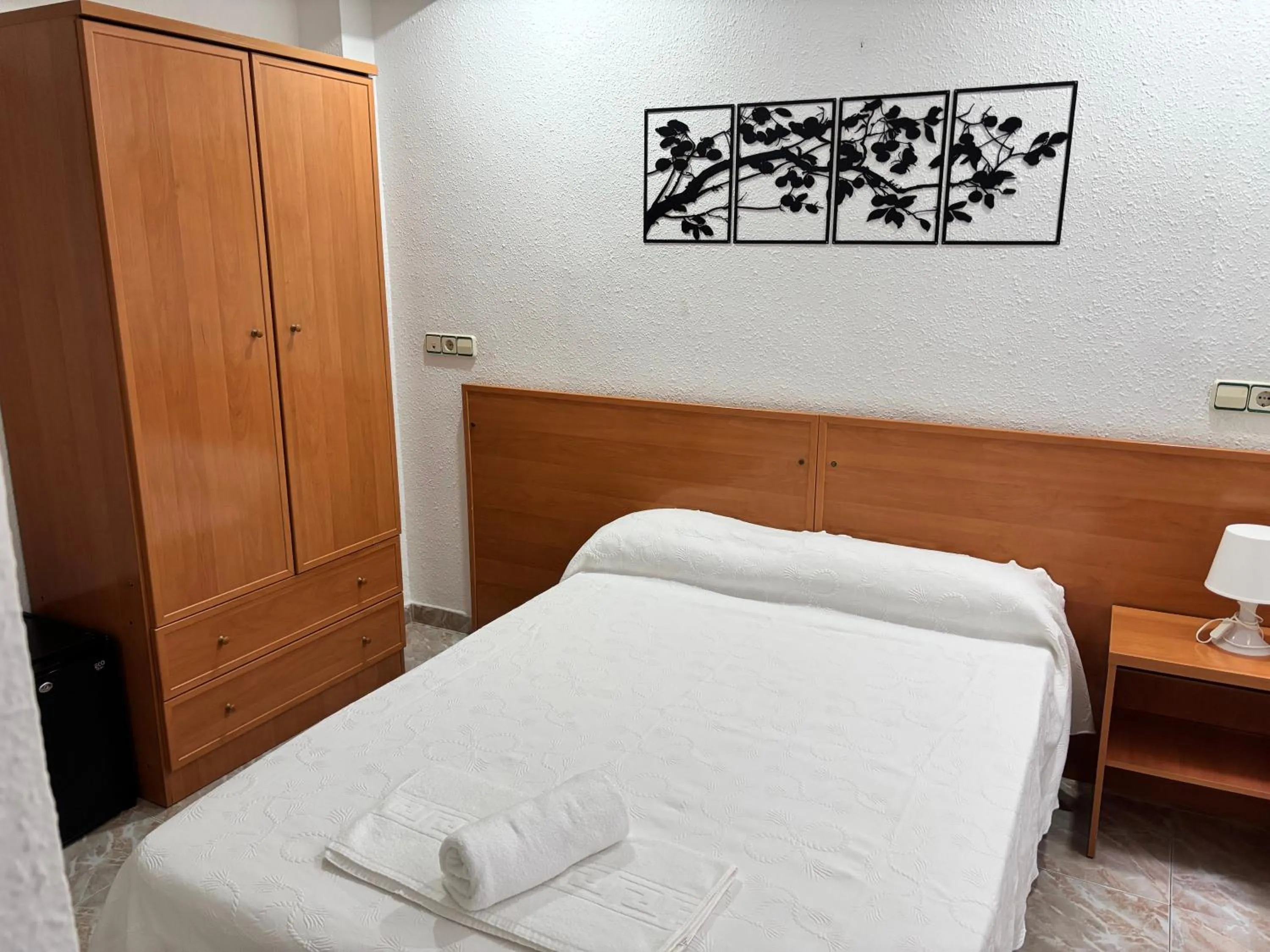 Bed in Hotel New Sanz