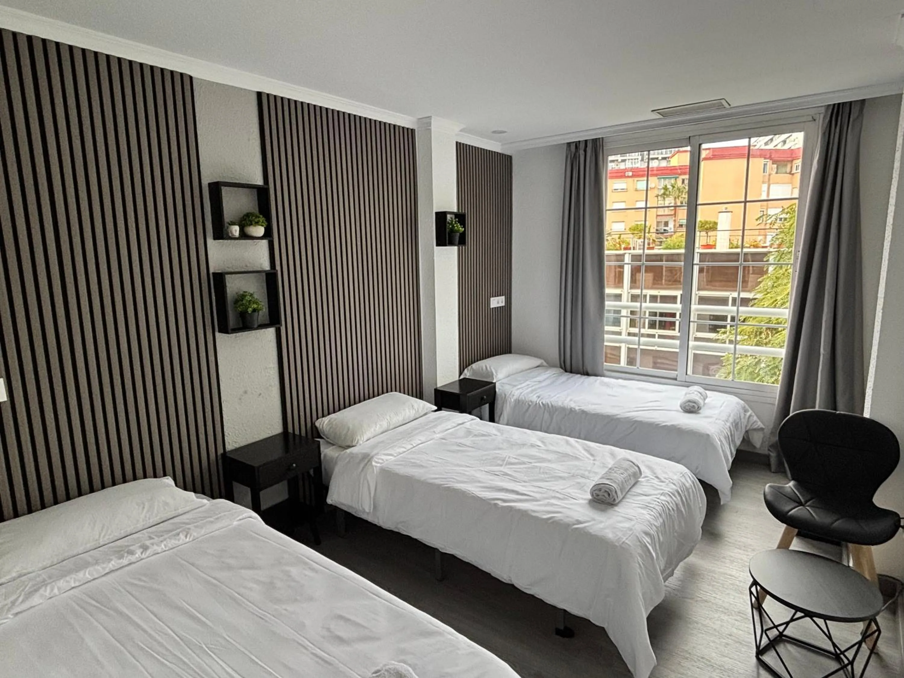 Bed in Hotel New Sanz