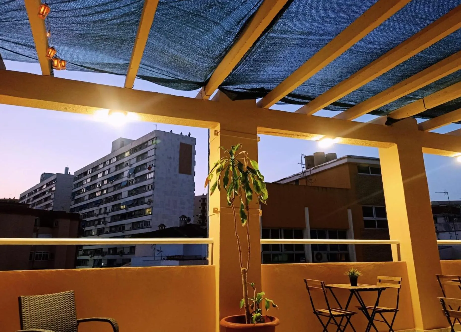 Balcony/Terrace in Hotel New Sanz
