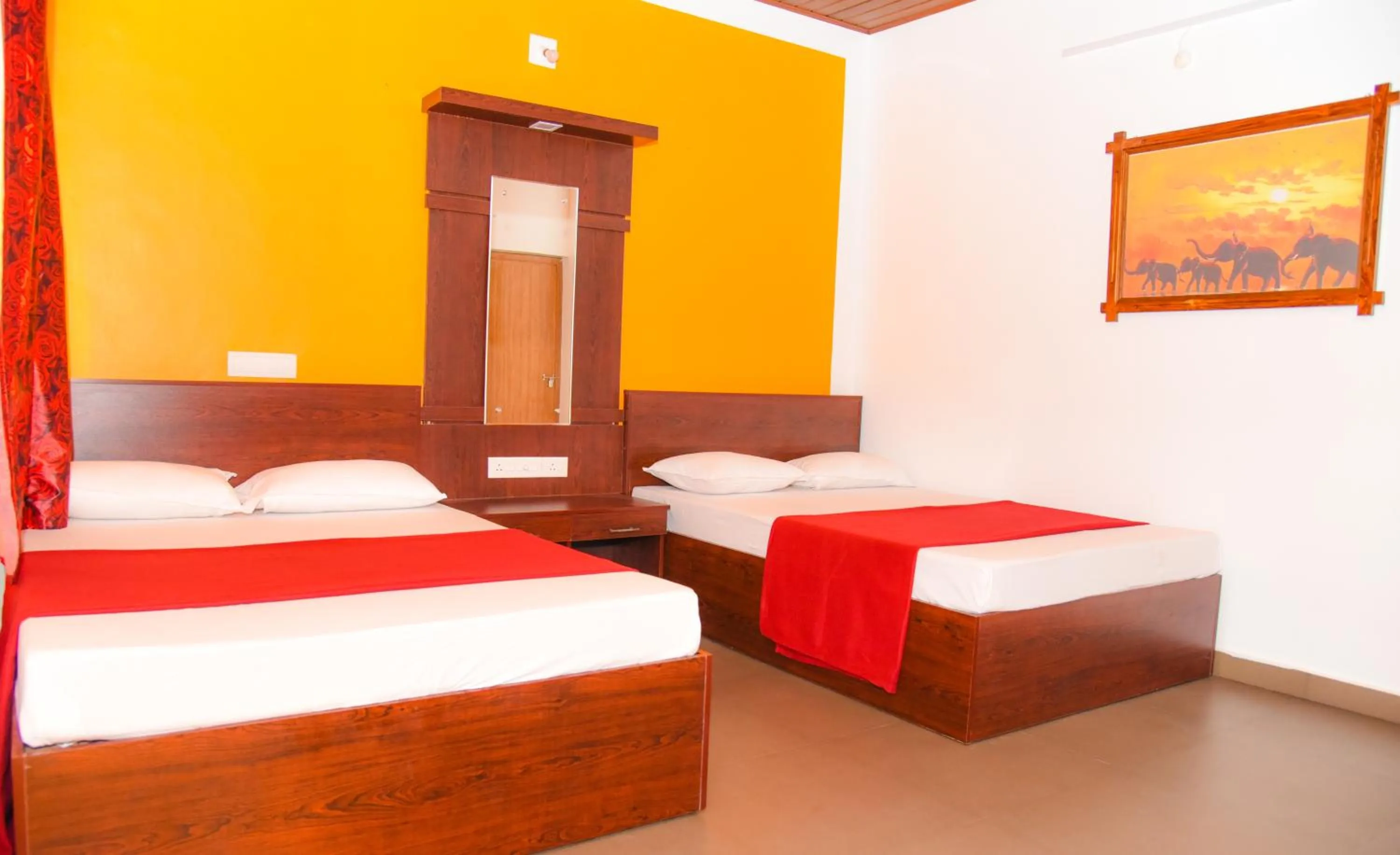 Photo of the whole room, Bed in Theeram Agro Farm Hill Resort Vagamon