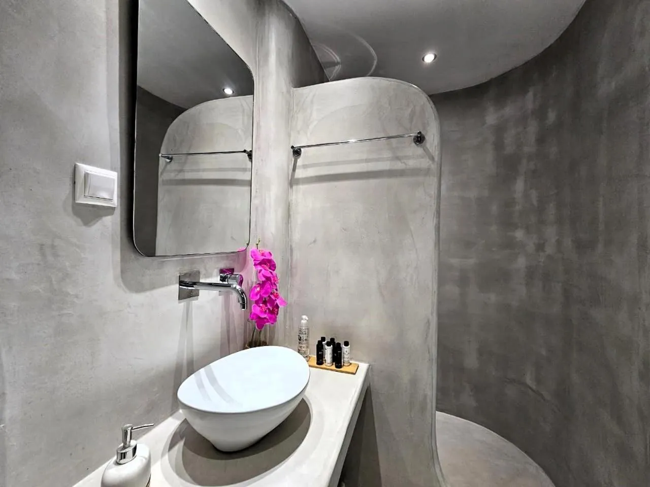 Bathroom in Coralli Beach Apartments