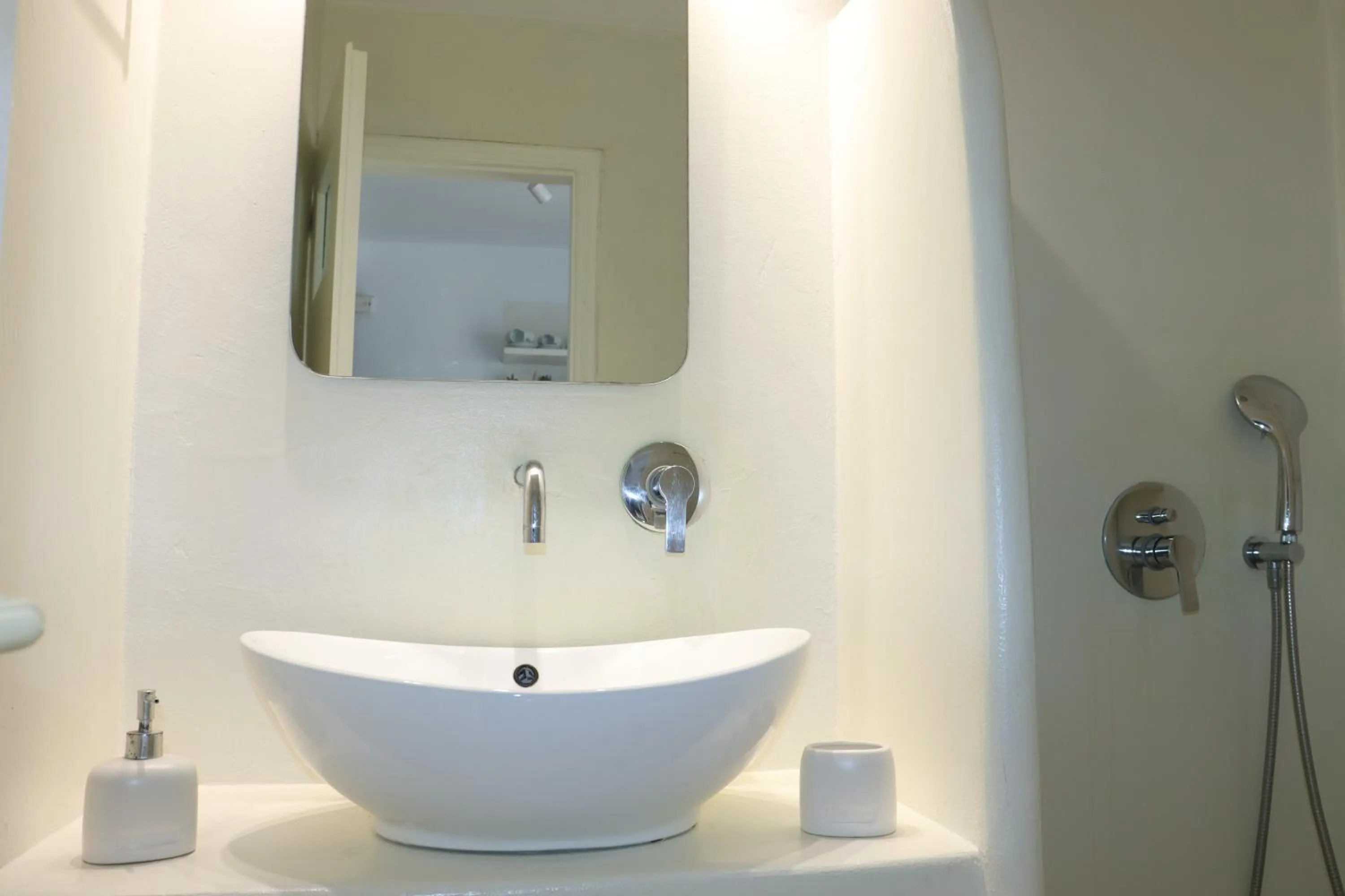 Bathroom in Coralli Beach Apartments