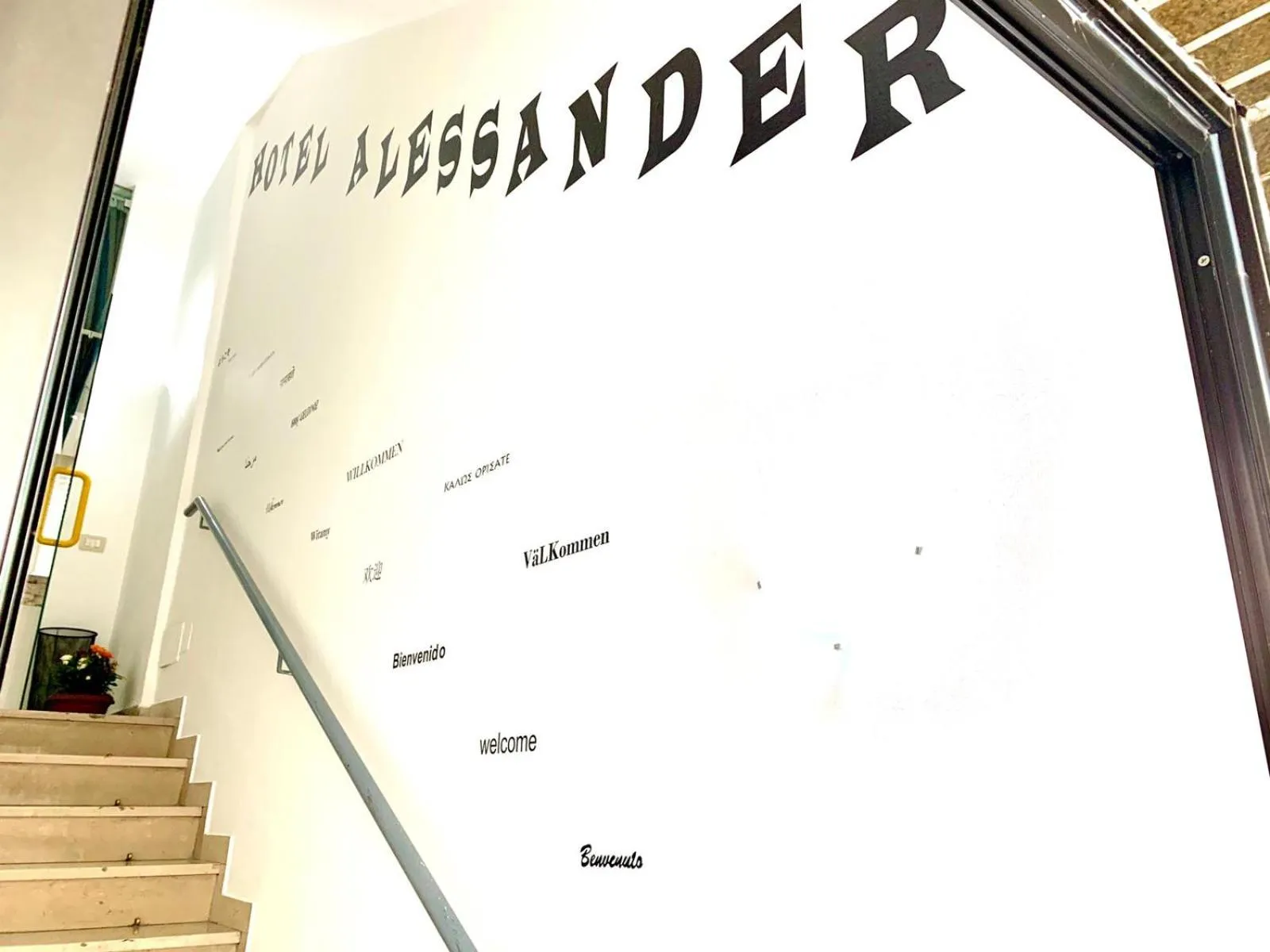 Decorative detail in Hotel Alessander