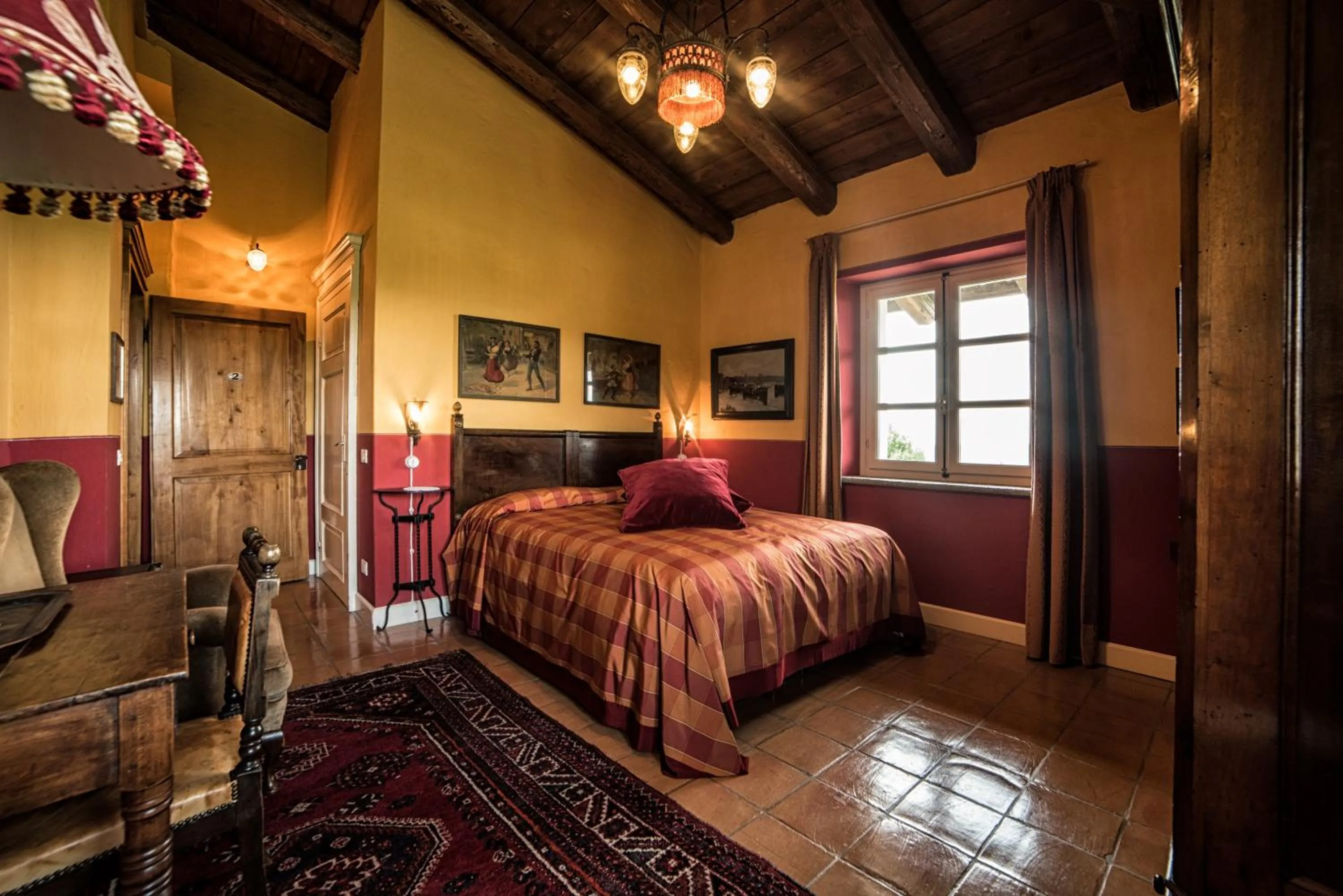 Bed in Villa Bricco dei Cogni