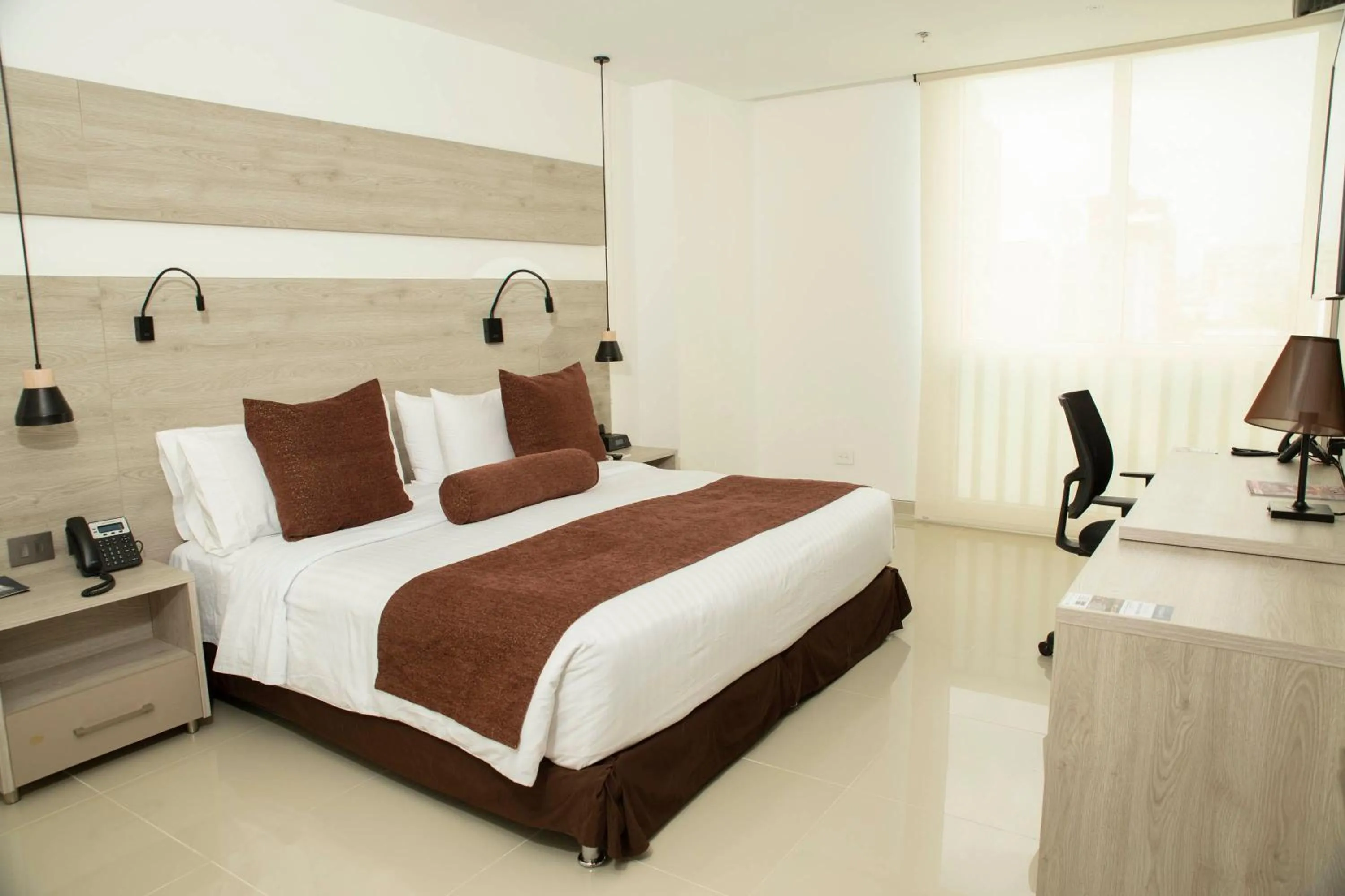 Bed in Hotel Barranquilla Plaza