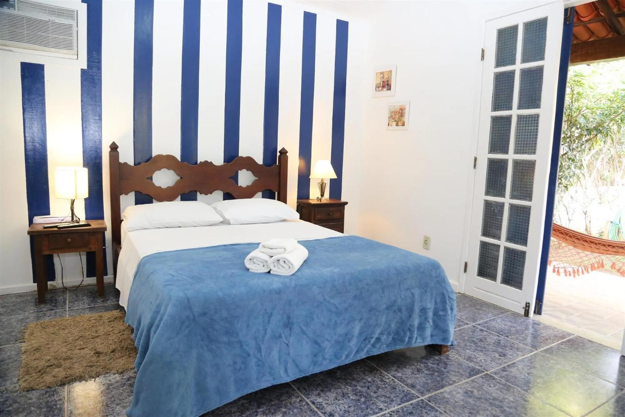 Bed in Pousada Solar Dos Corais