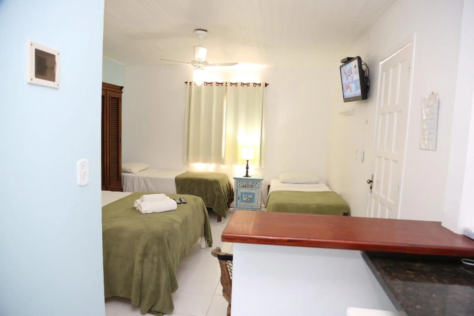 Bed in Pousada Solar Dos Corais