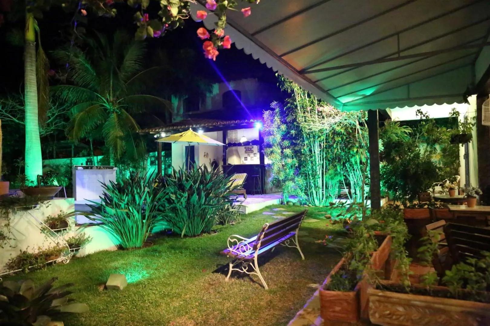 Garden view in Pousada Solar Dos Corais