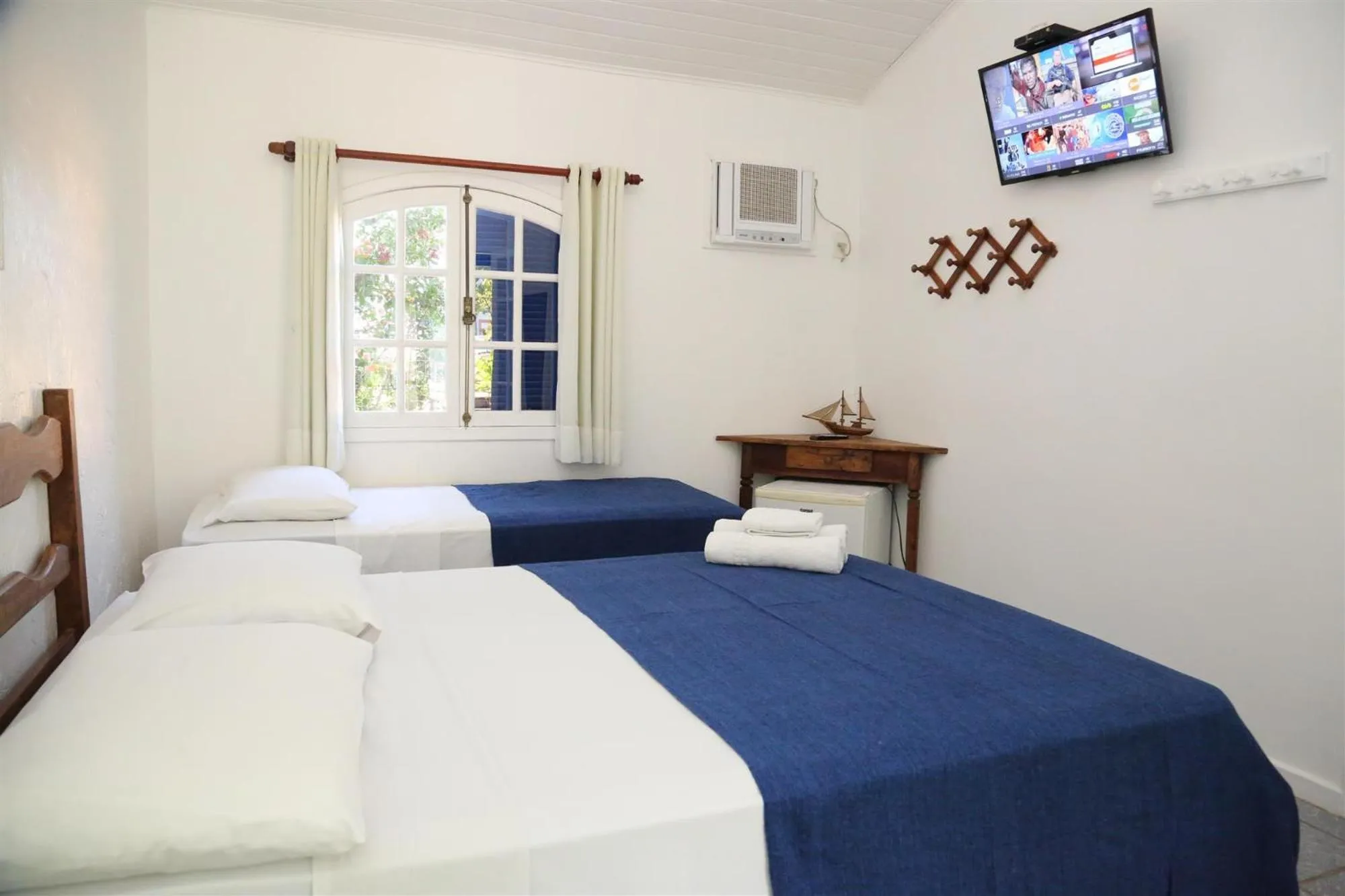 Bed in Pousada Solar Dos Corais