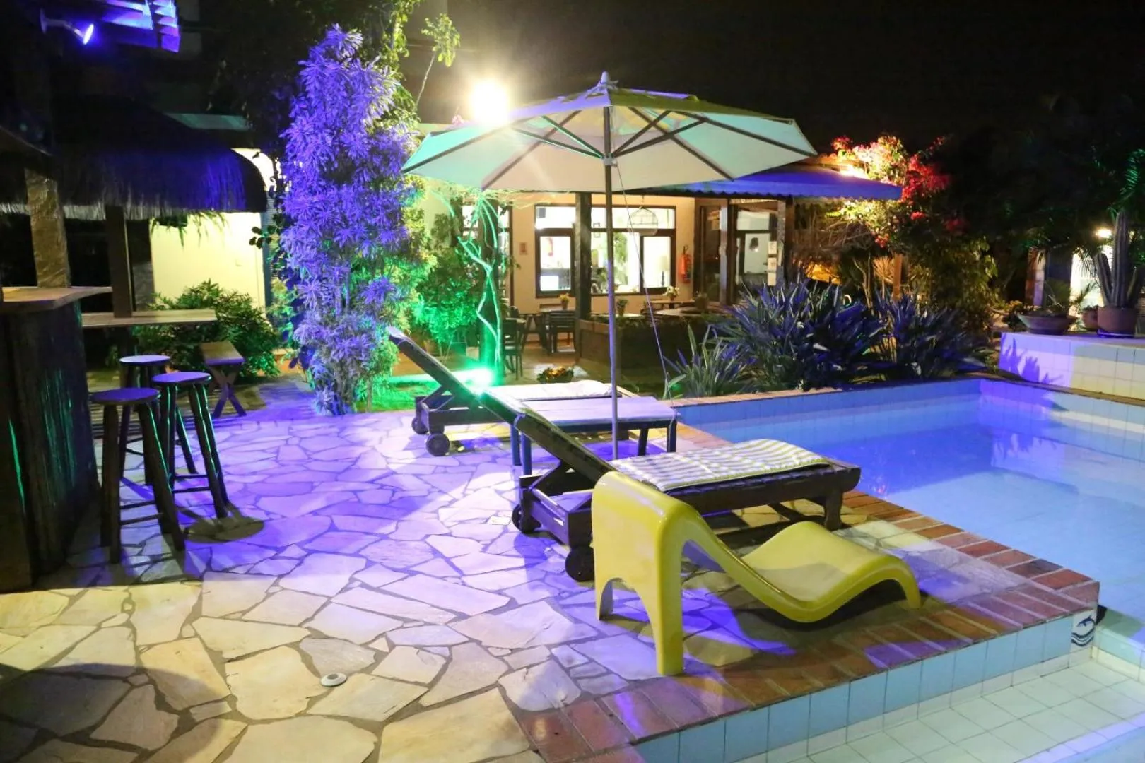 Pool view in Pousada Solar Dos Corais