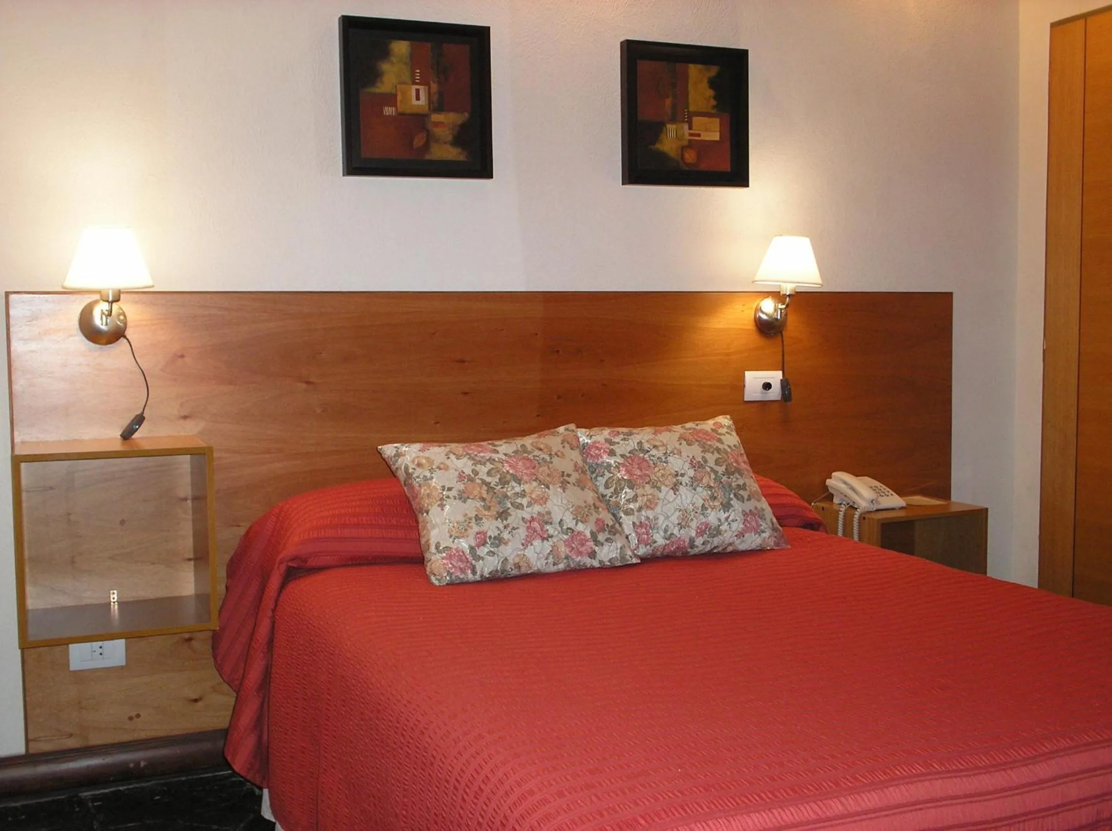 Bed in Hosteria Amparo