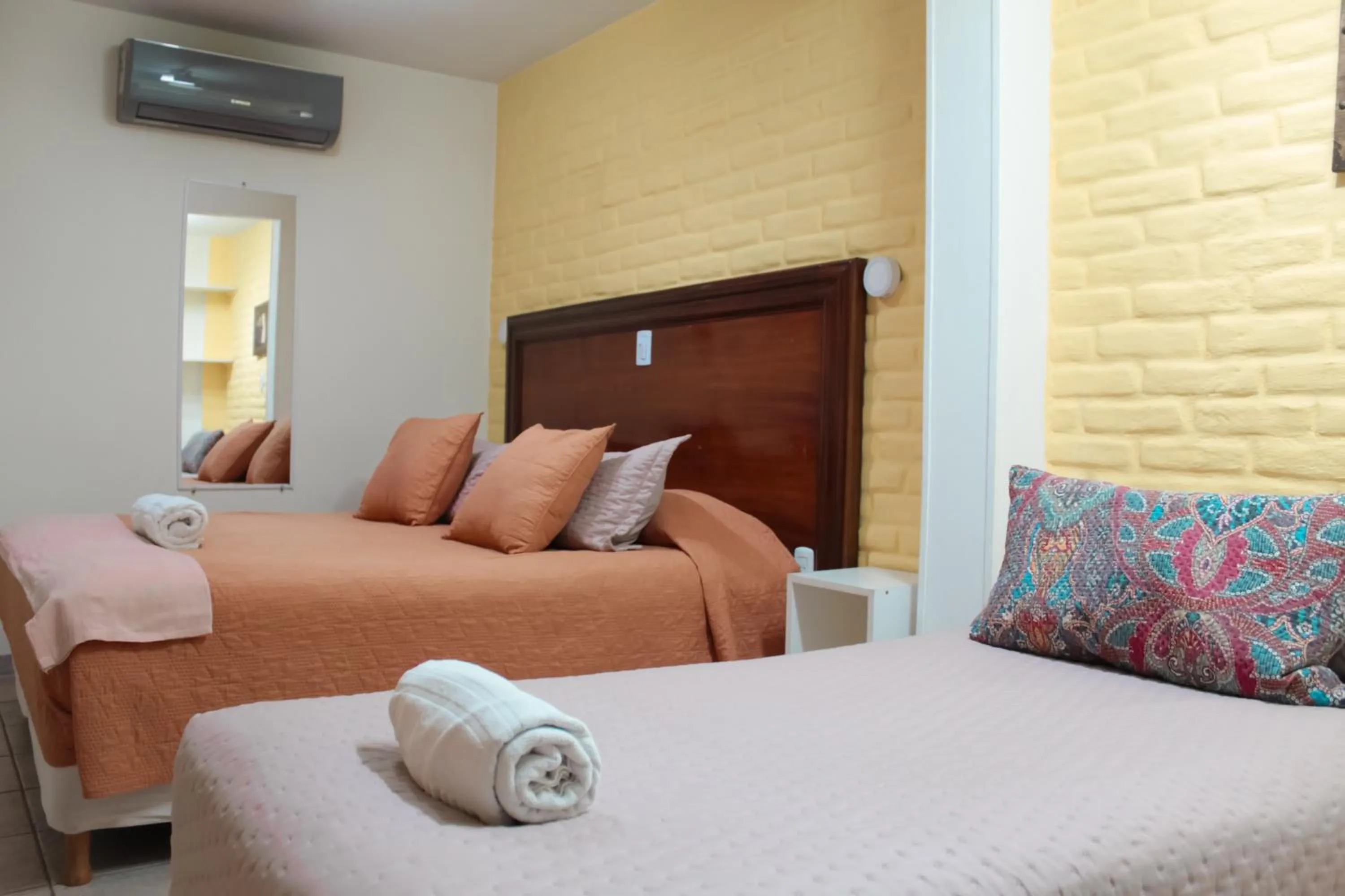 Bed in Hosteria Amparo