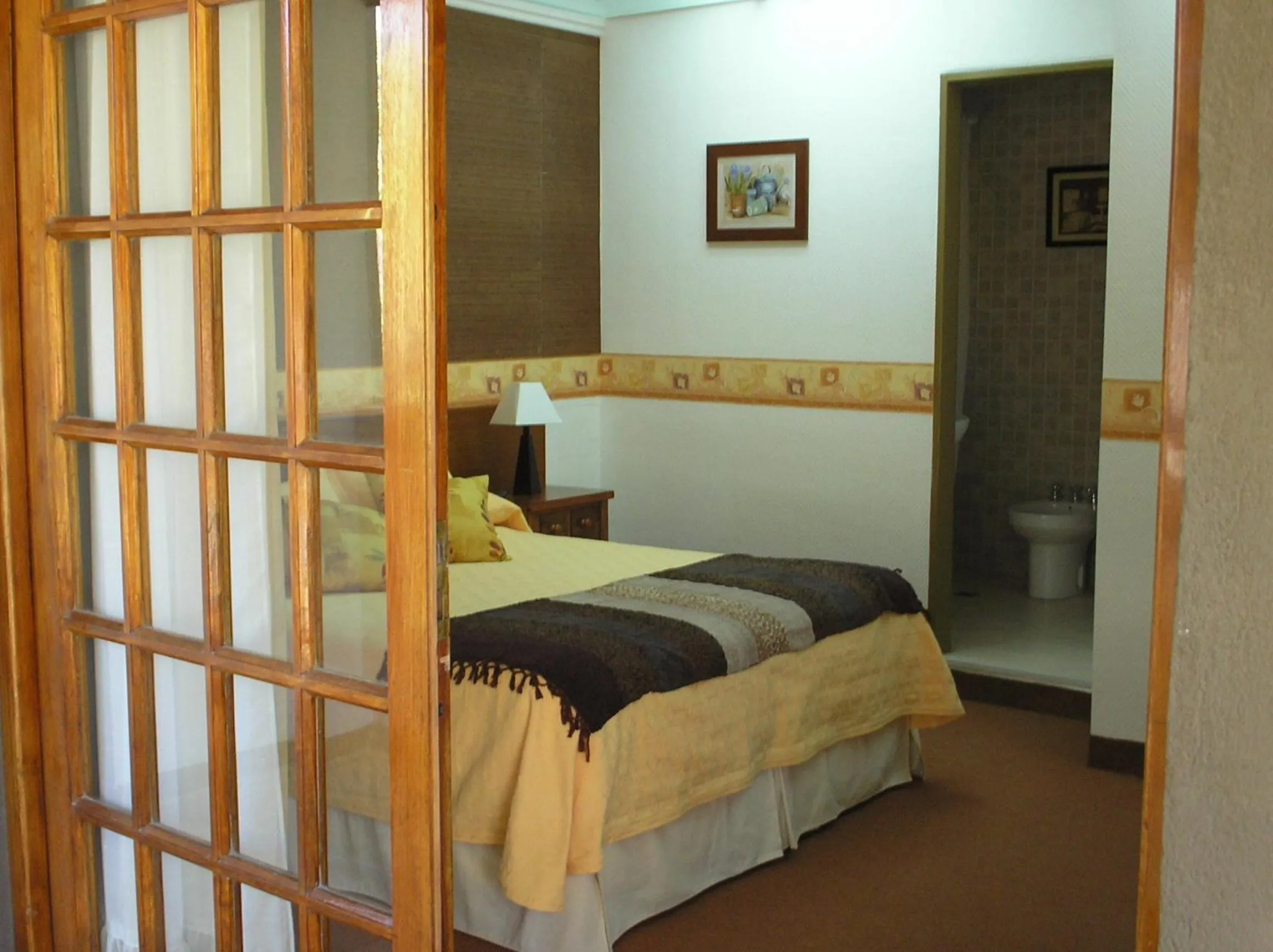 Bed in Hosteria Amparo