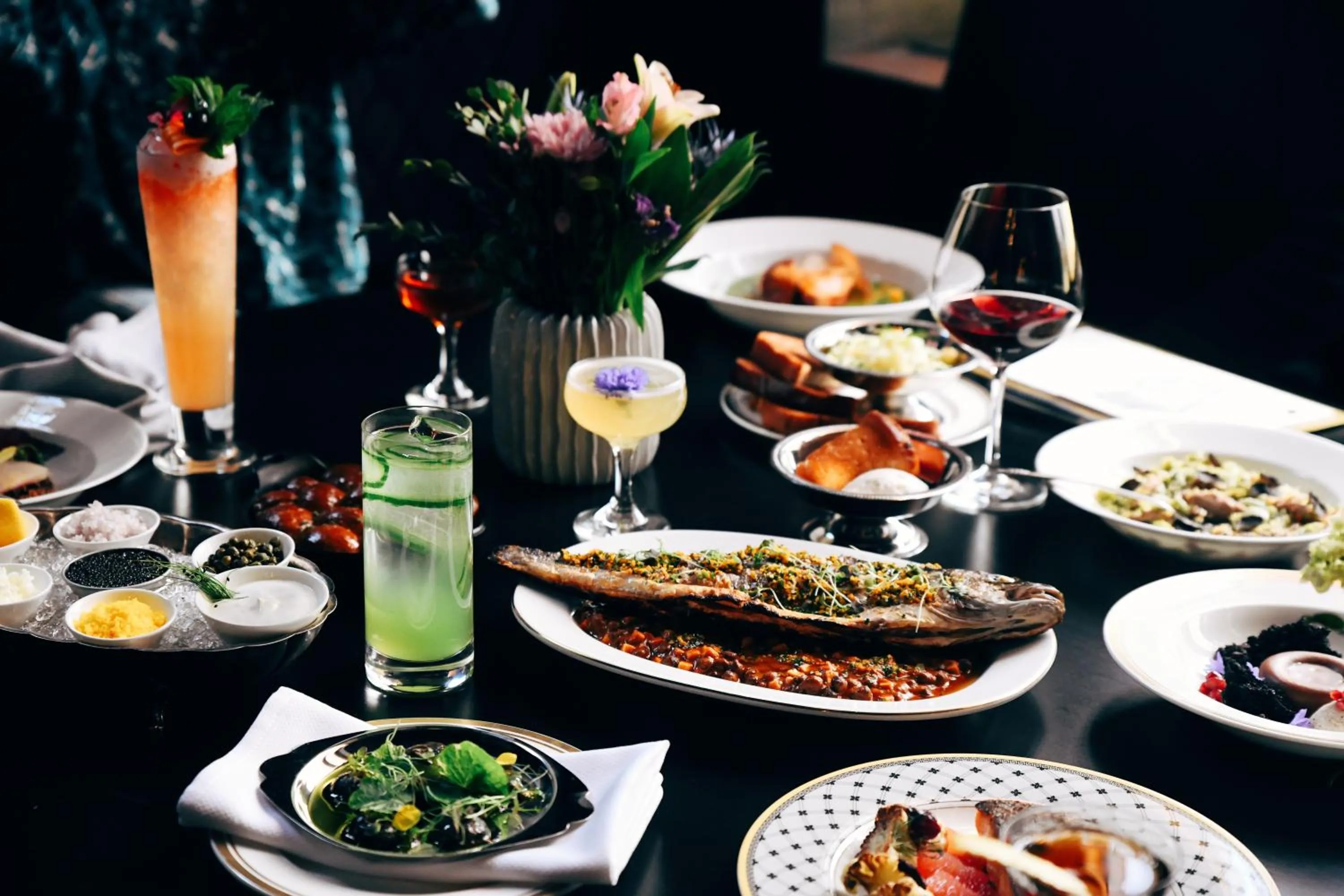 Dinner in Hotel Savoy Kansas City, Tapestry Collection by Hilton