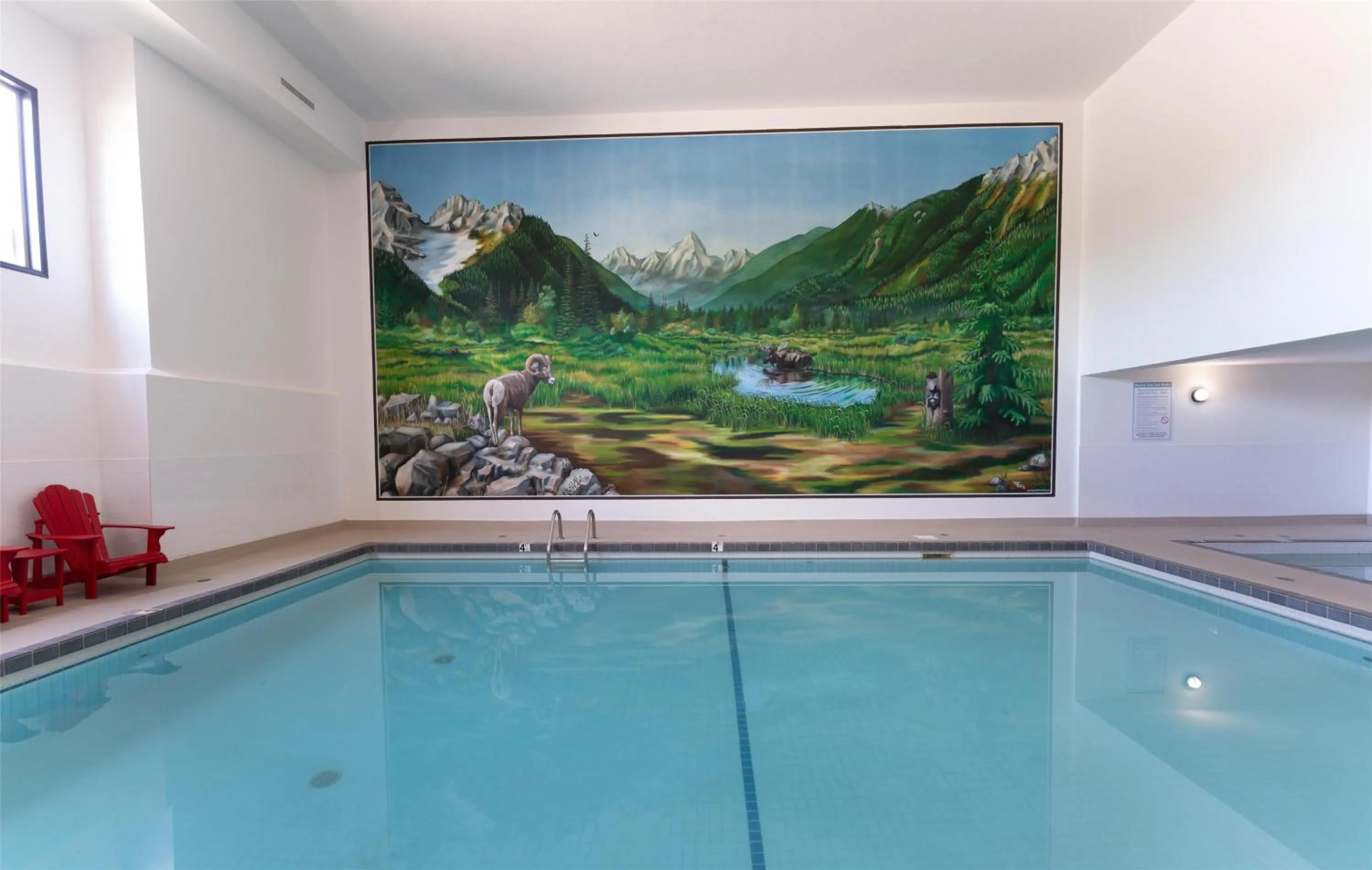 Pool view in Prestige Radium Hot Springs Resort, WorldHotels Crafted