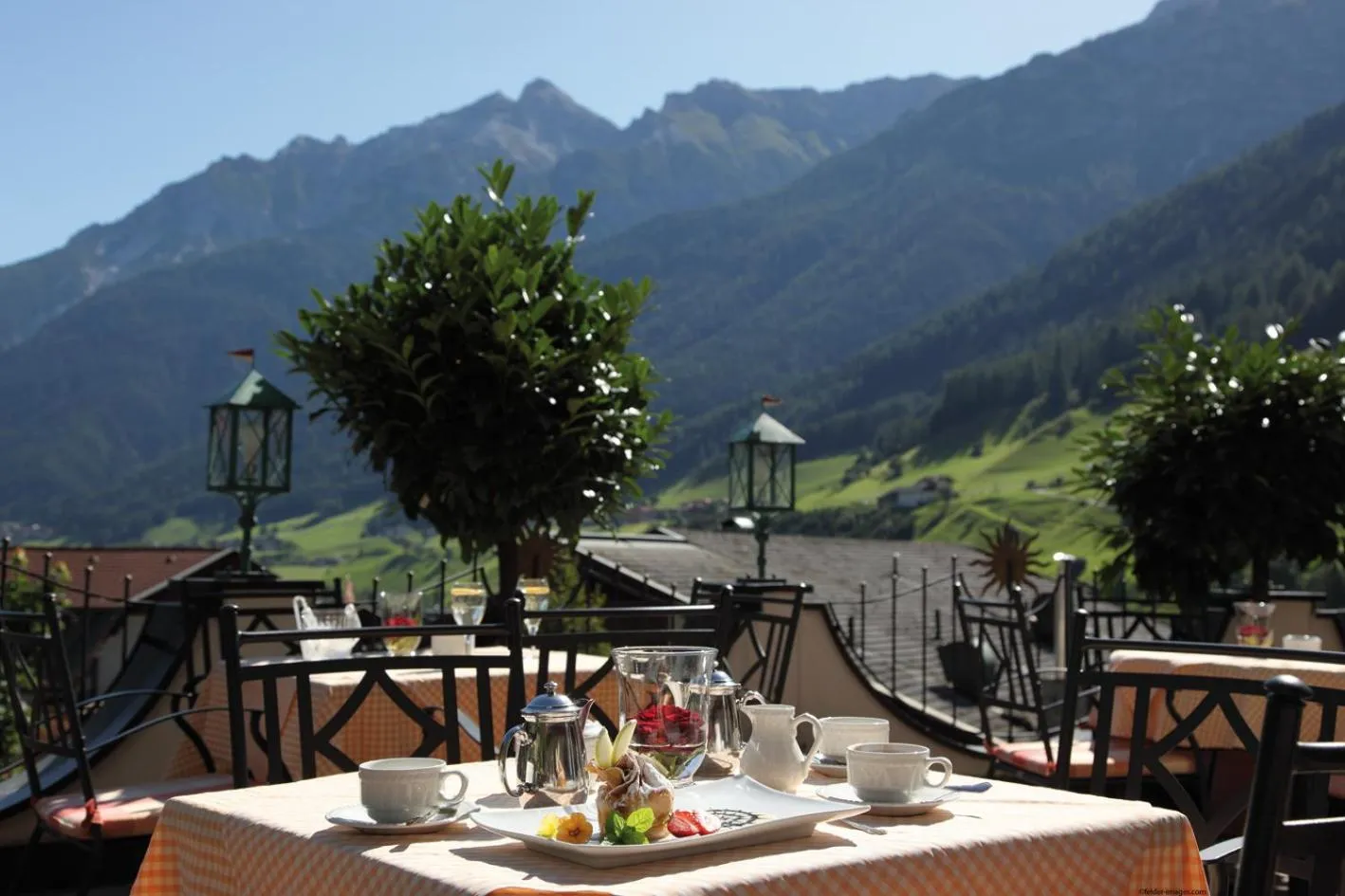 Balcony/Terrace in Hotel Sonnhof