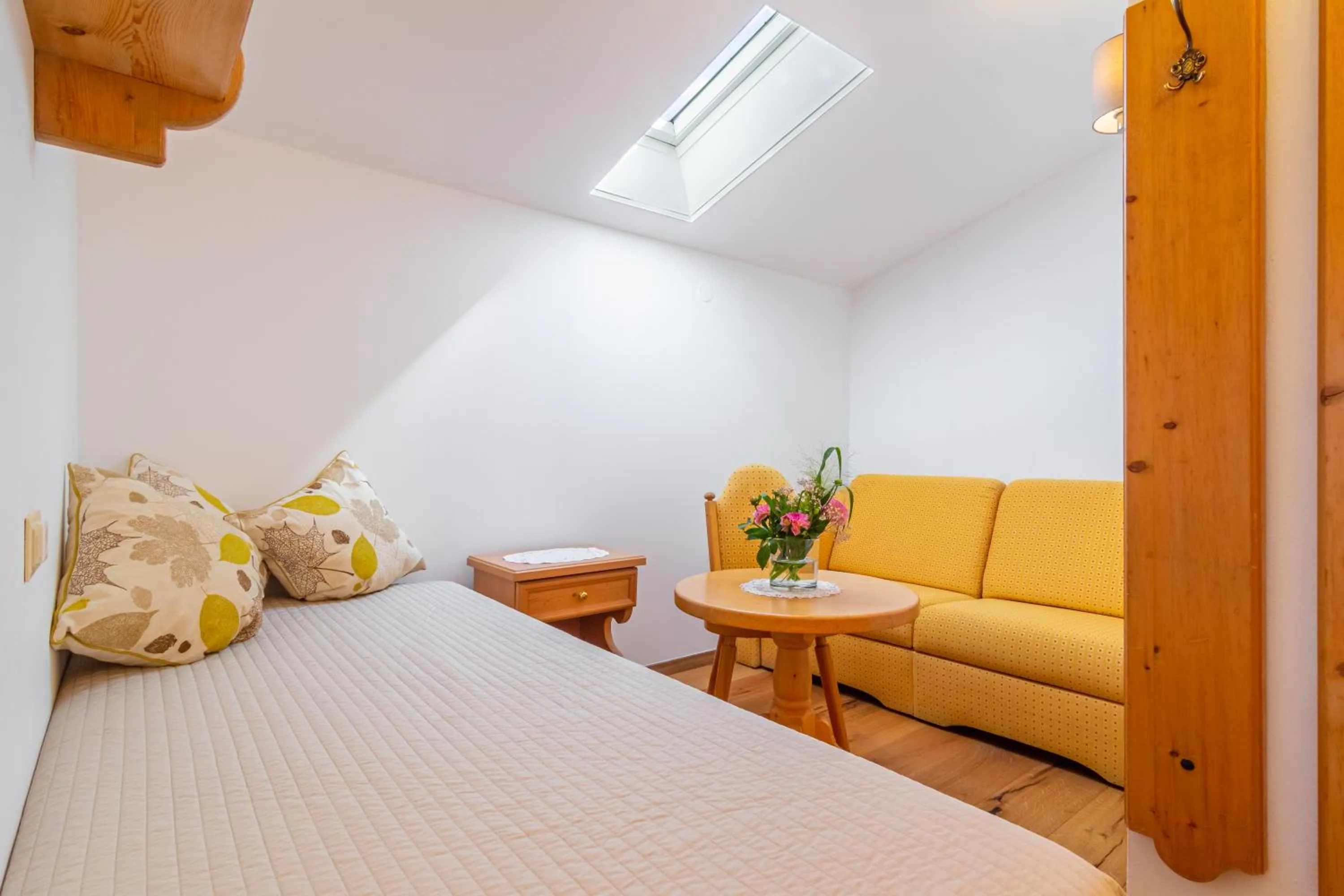 Bed in Hotel Sonnhof