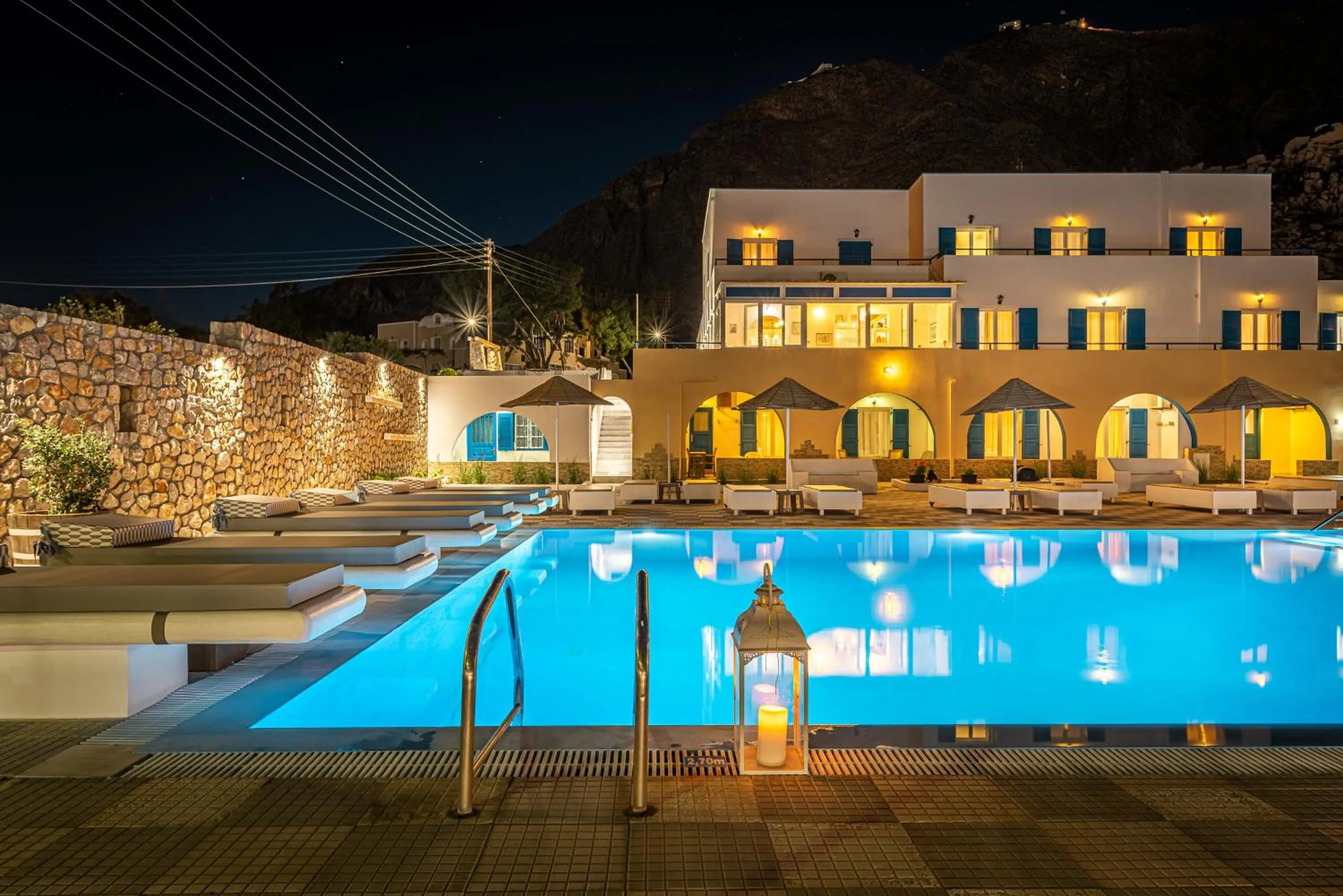 Pool view in Marianna Hotel