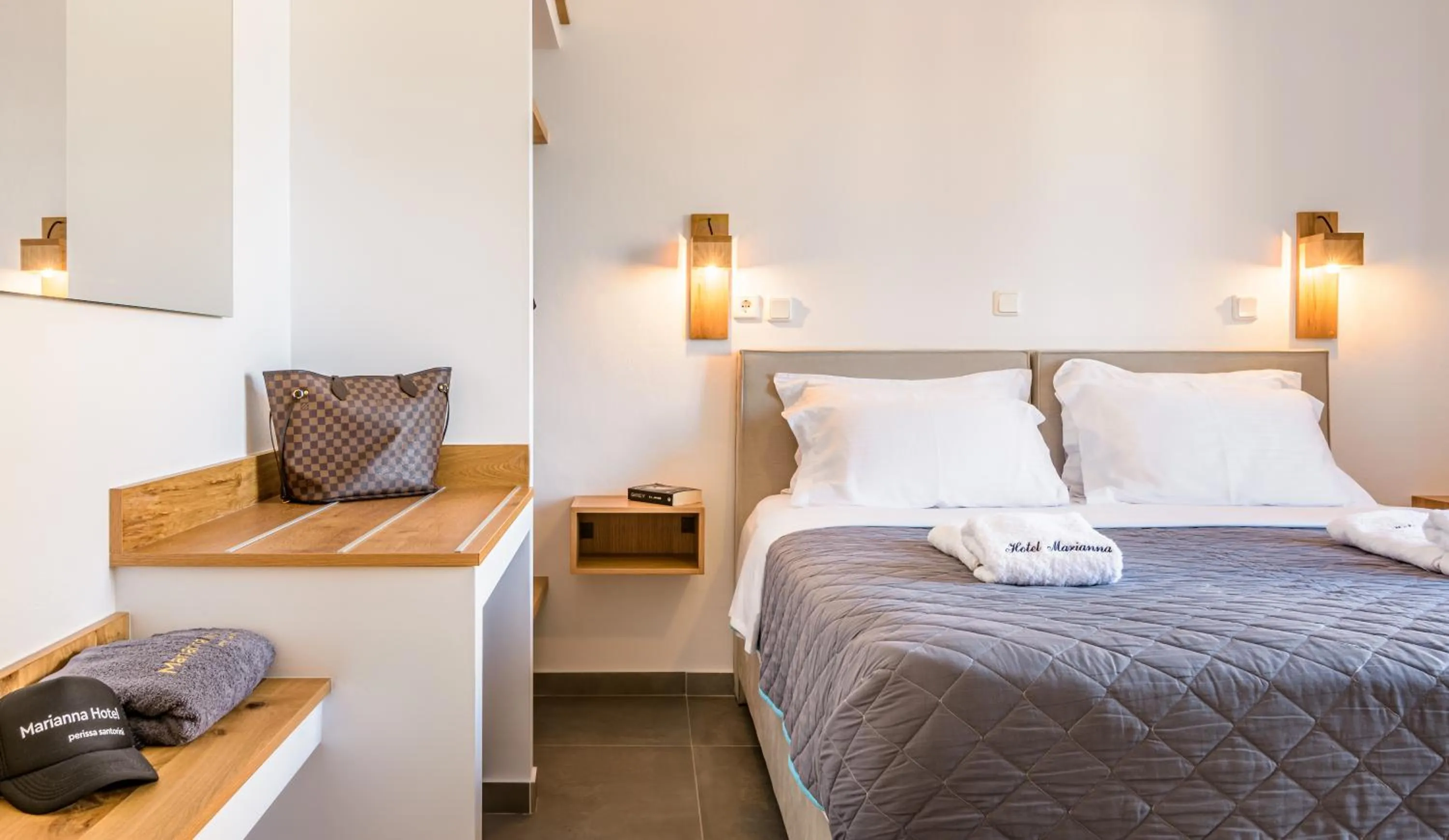 Bed in Marianna Hotel