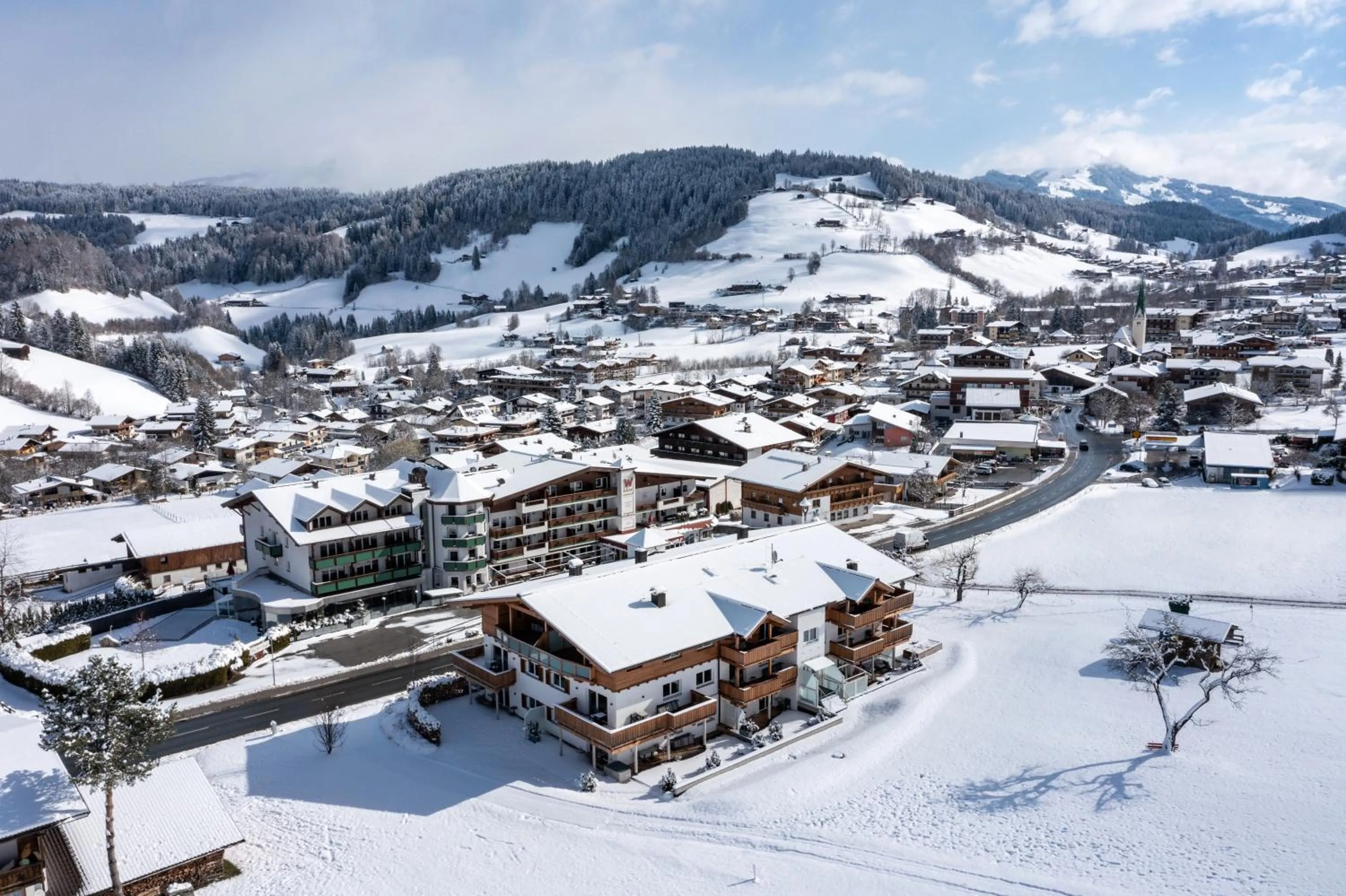Bird's eye view in Hotel Der Wastlhof - direkt an der Skipiste Wellness & Spa