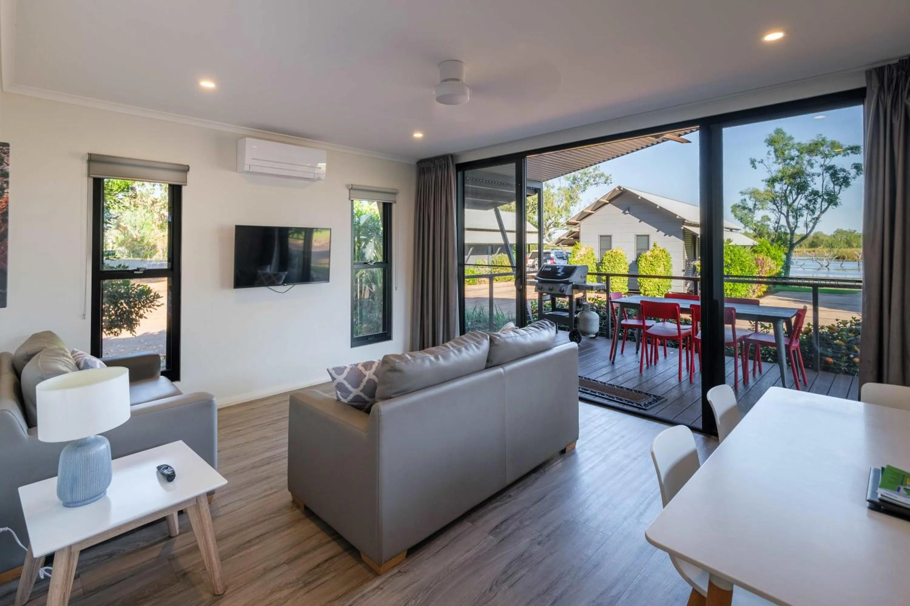 Living room in Kimberleyland Waterfront Holiday Park