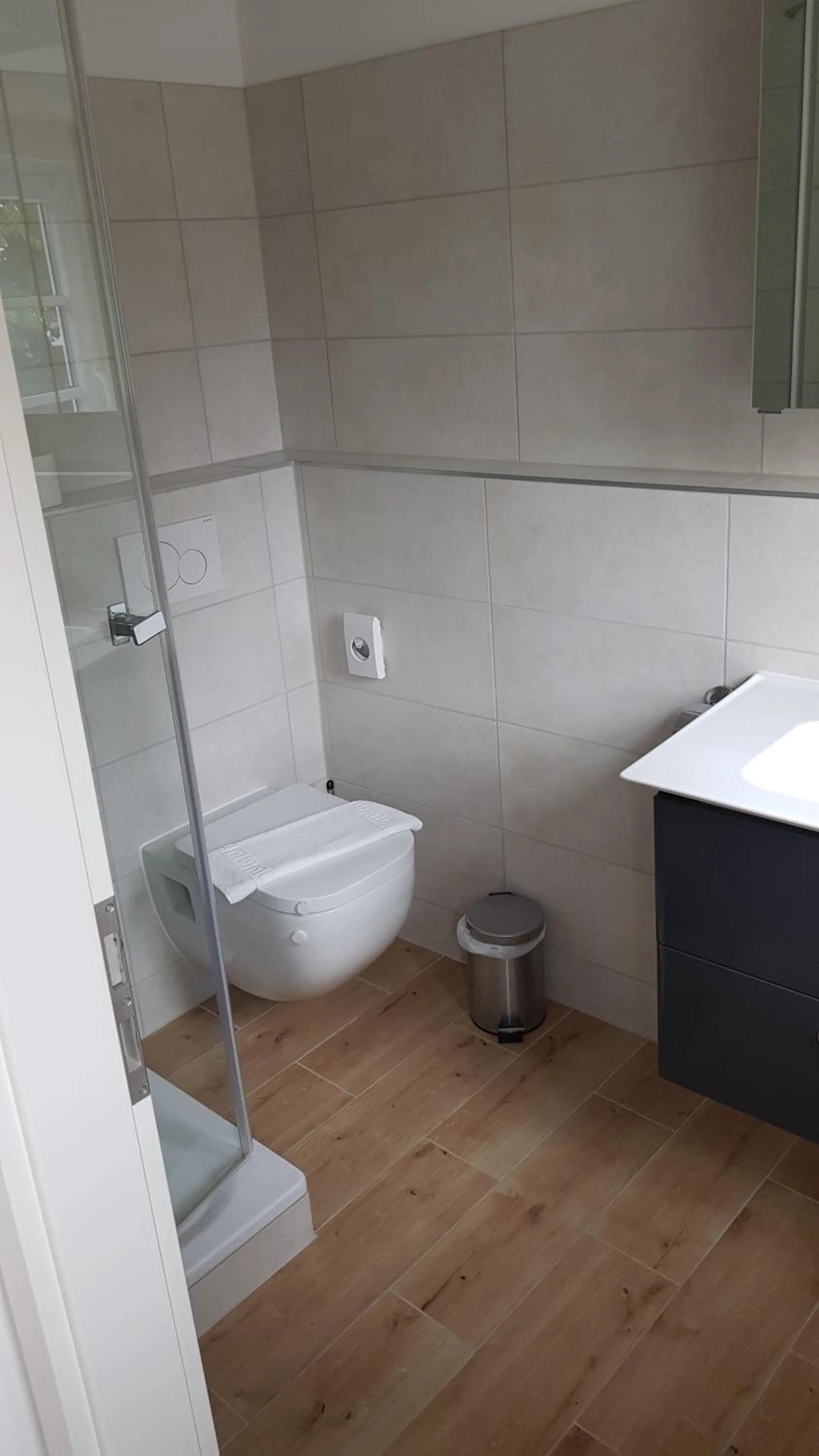 Bathroom in Landhotel Klempau