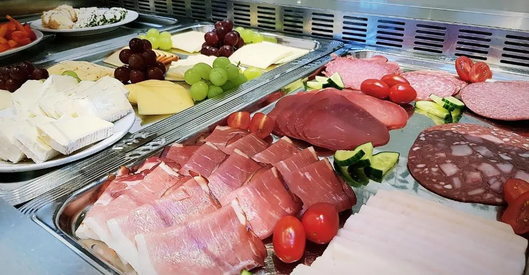 Buffet breakfast in Landhotel Klempau