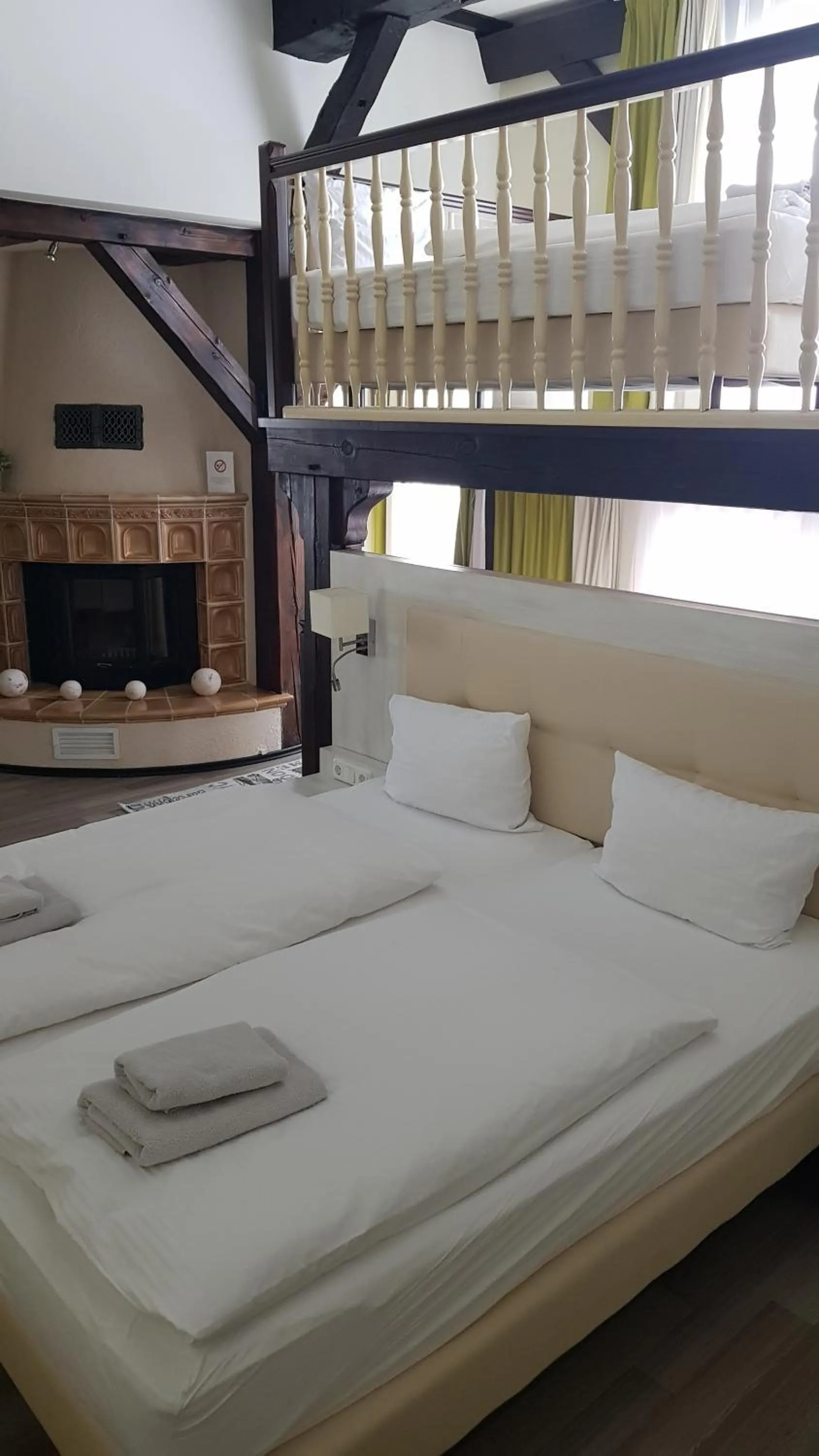 Bed in Landhotel Klempau