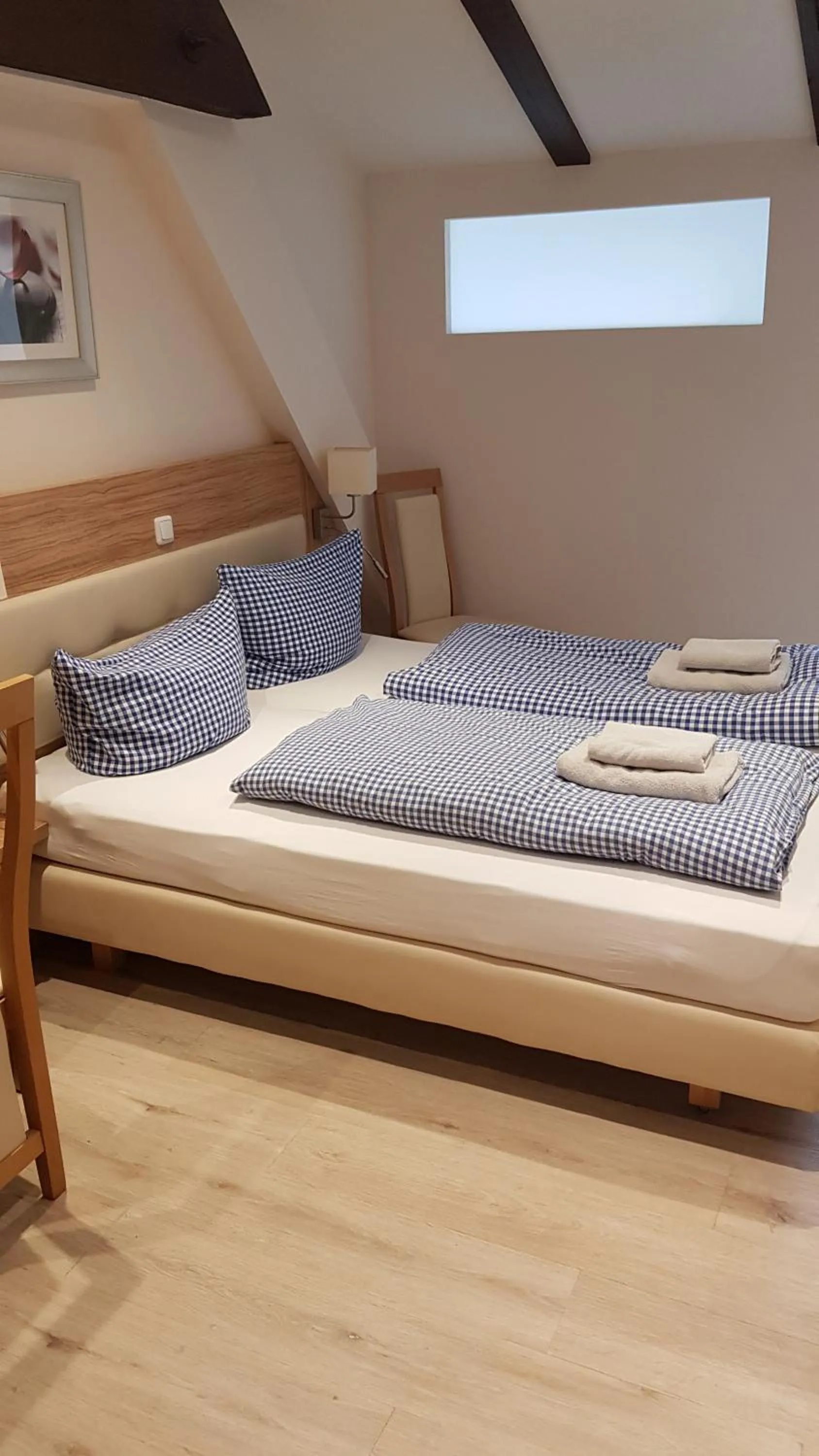 Photo of the whole room, Bed in Landhotel Klempau