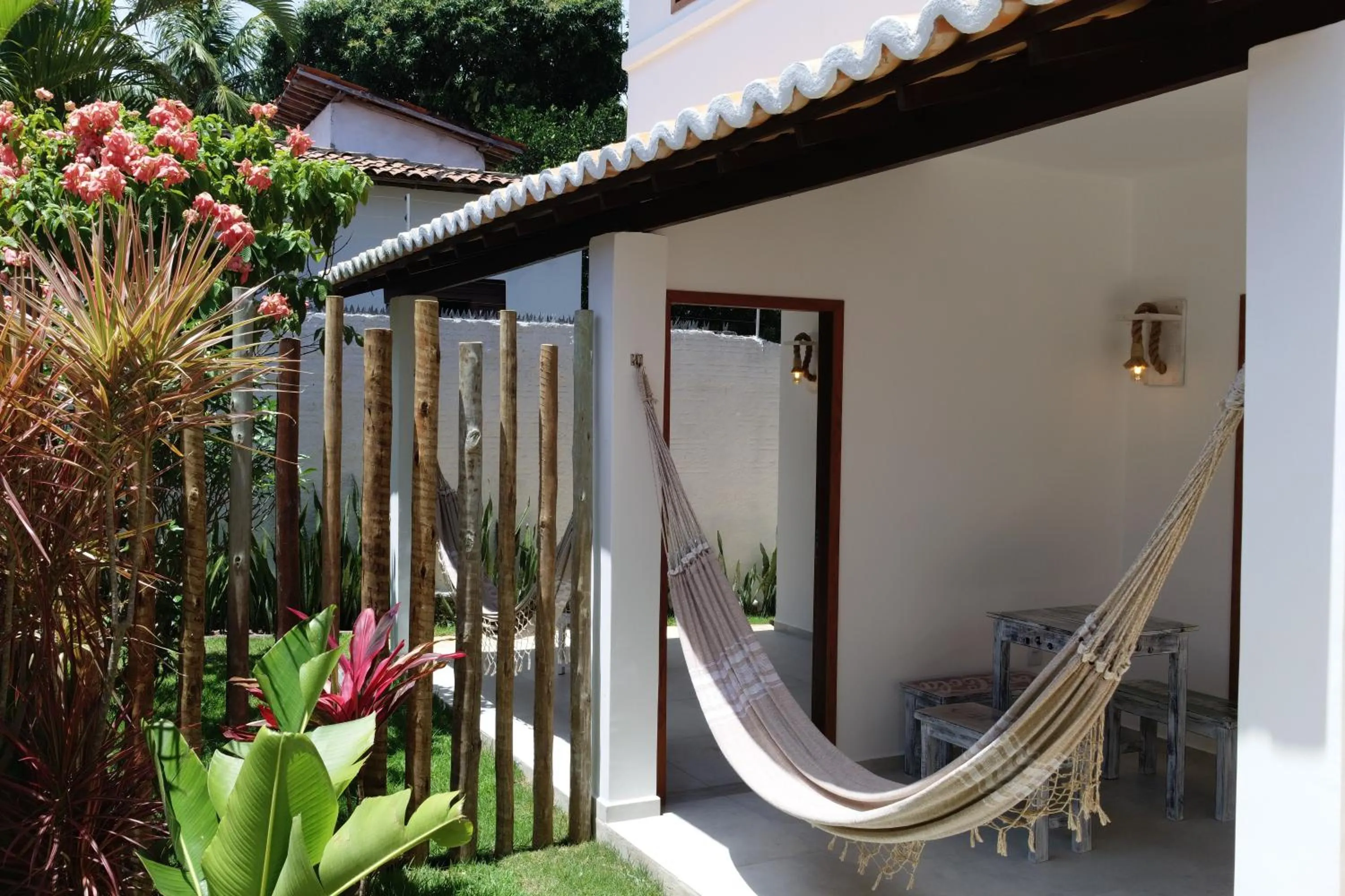 Balcony/Terrace in Pousada Tartaruga Boutique Hotel