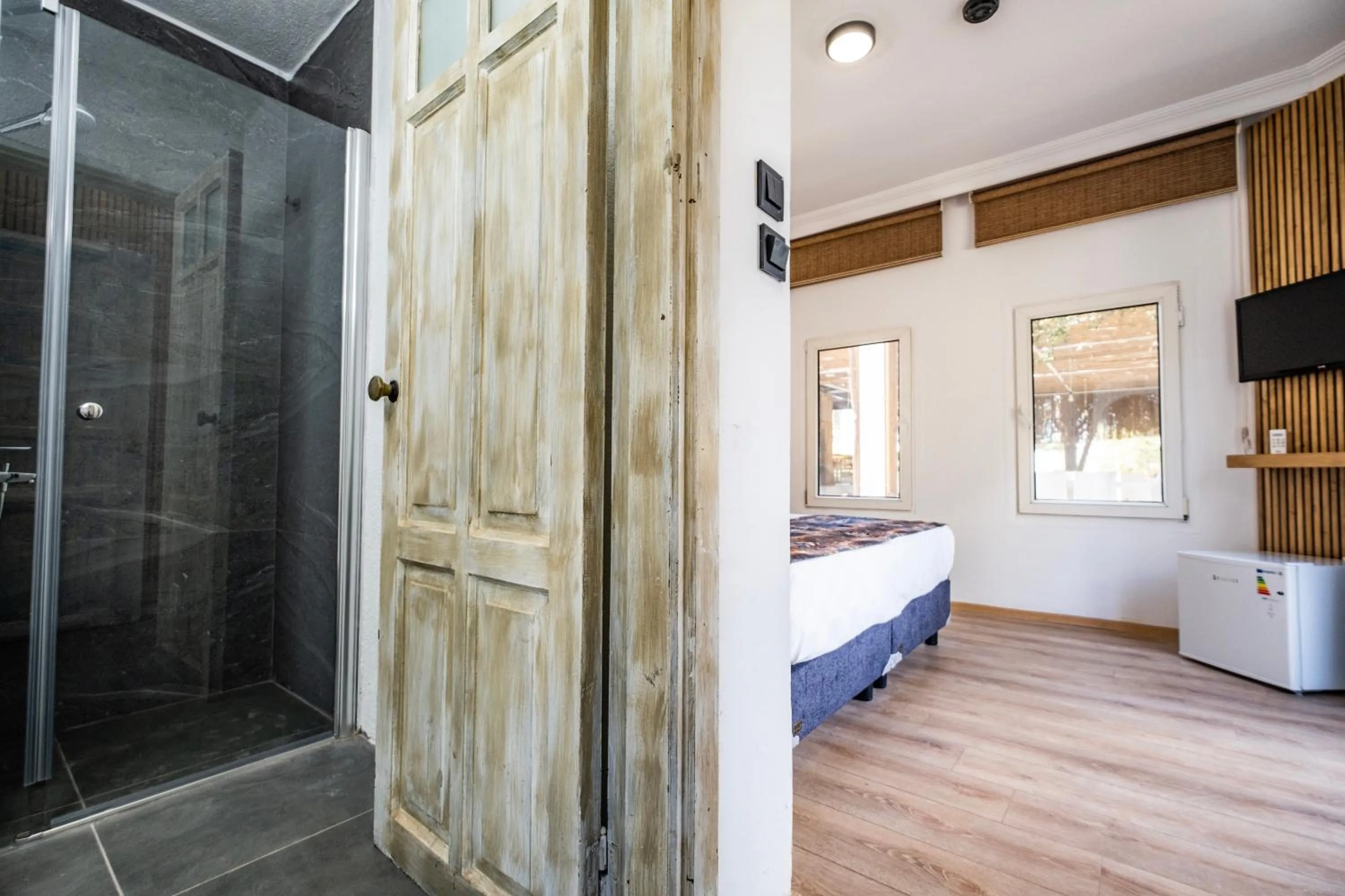 Bathroom, Bed in Costa Bodrum City