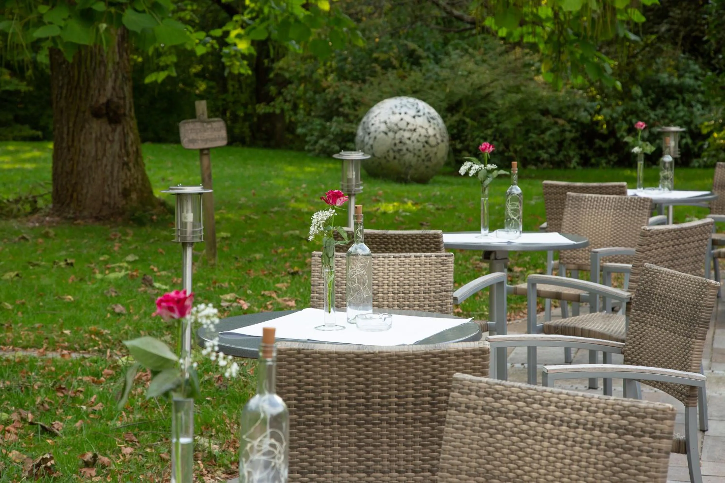 BBQ facilities in Bergers Airporthotel Memmingen