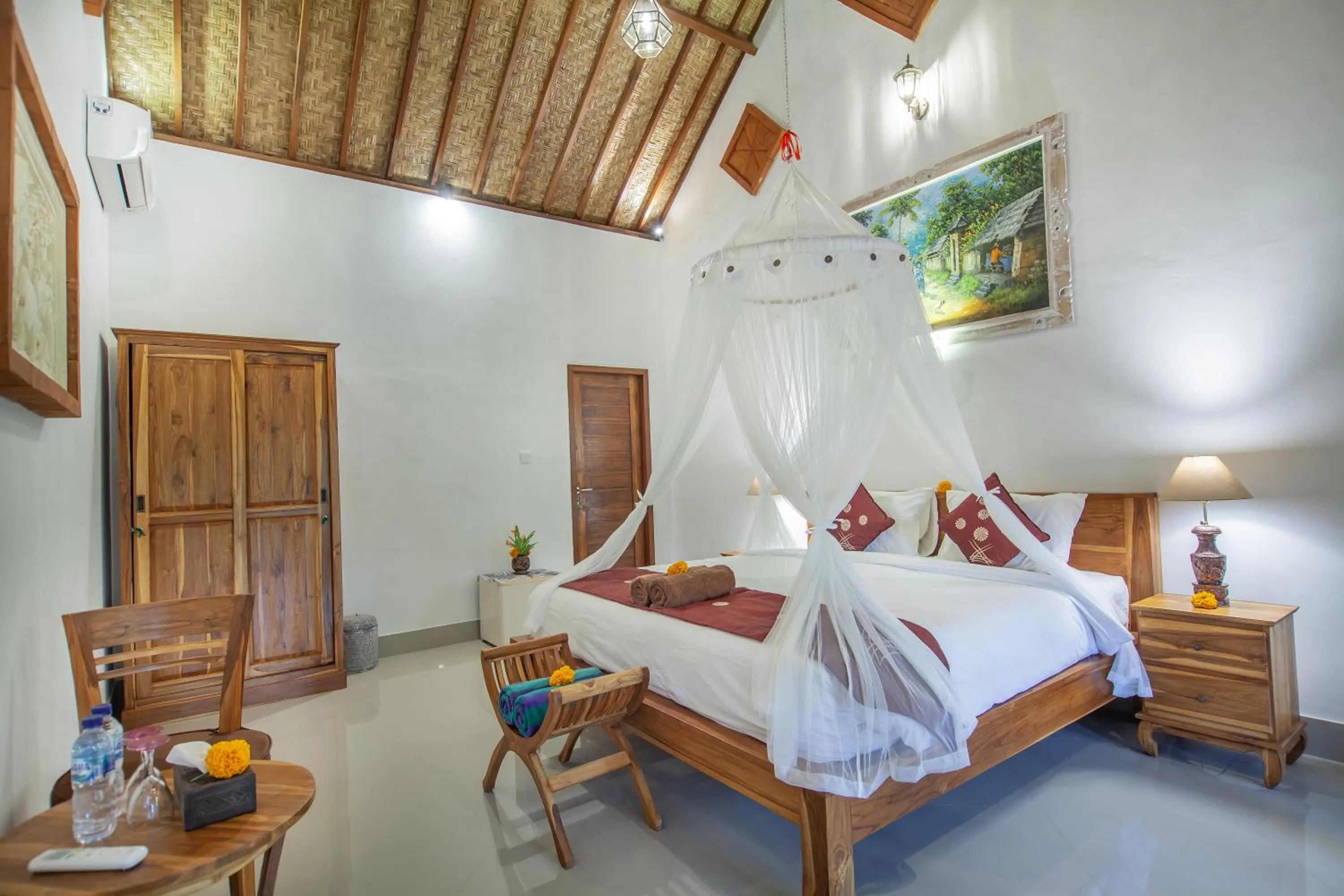 Bedroom, Bed in Jero Sebali Villa by Travellink Bali