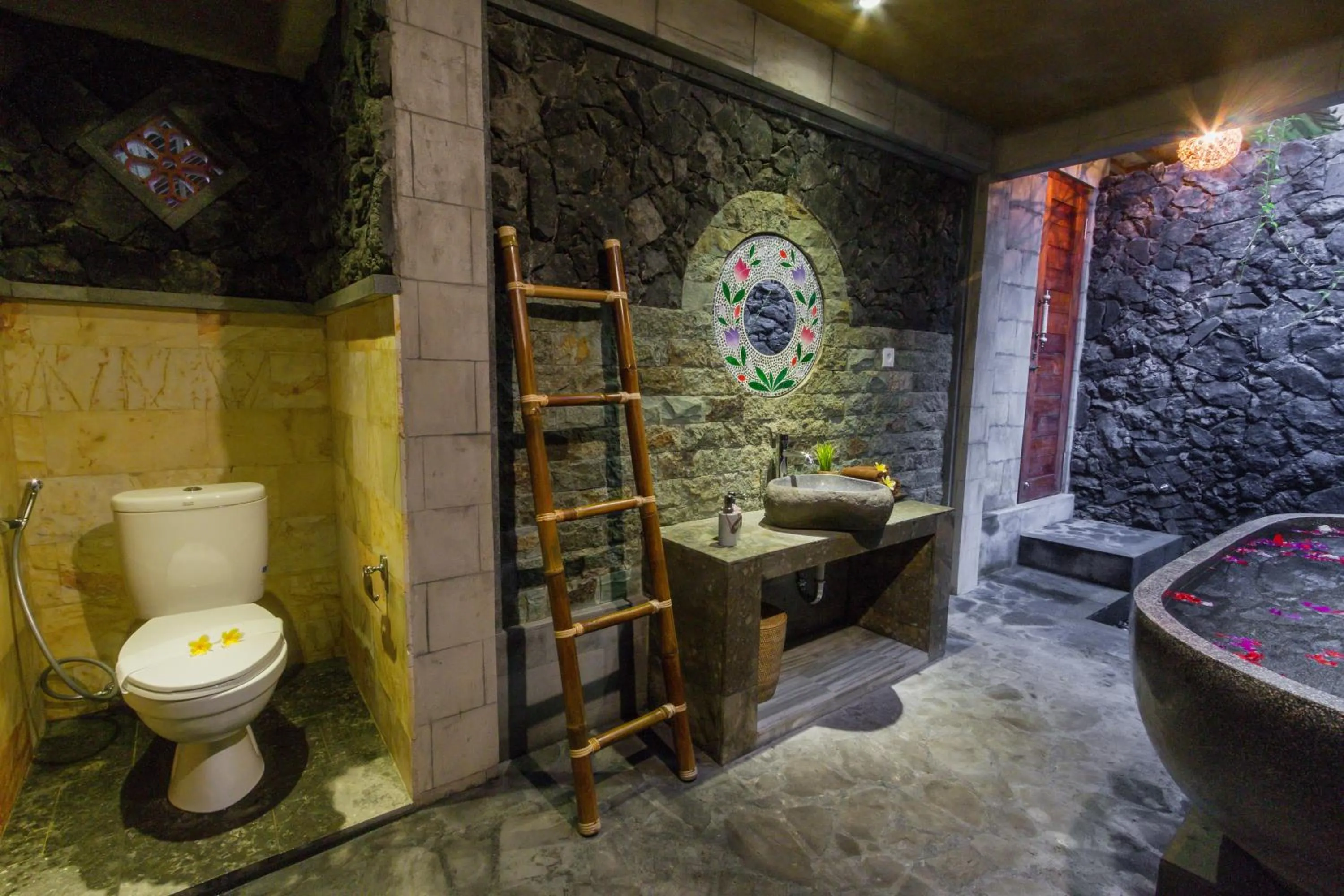 Bathroom in Jero Sebali Villa by Travellink Bali