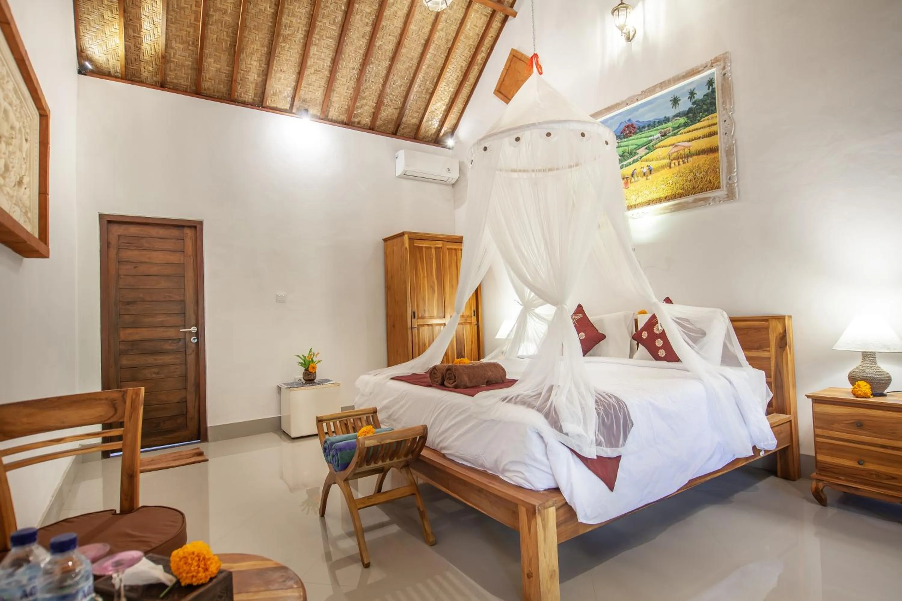 Bedroom, Bed in Jero Sebali Villa by Travellink Bali