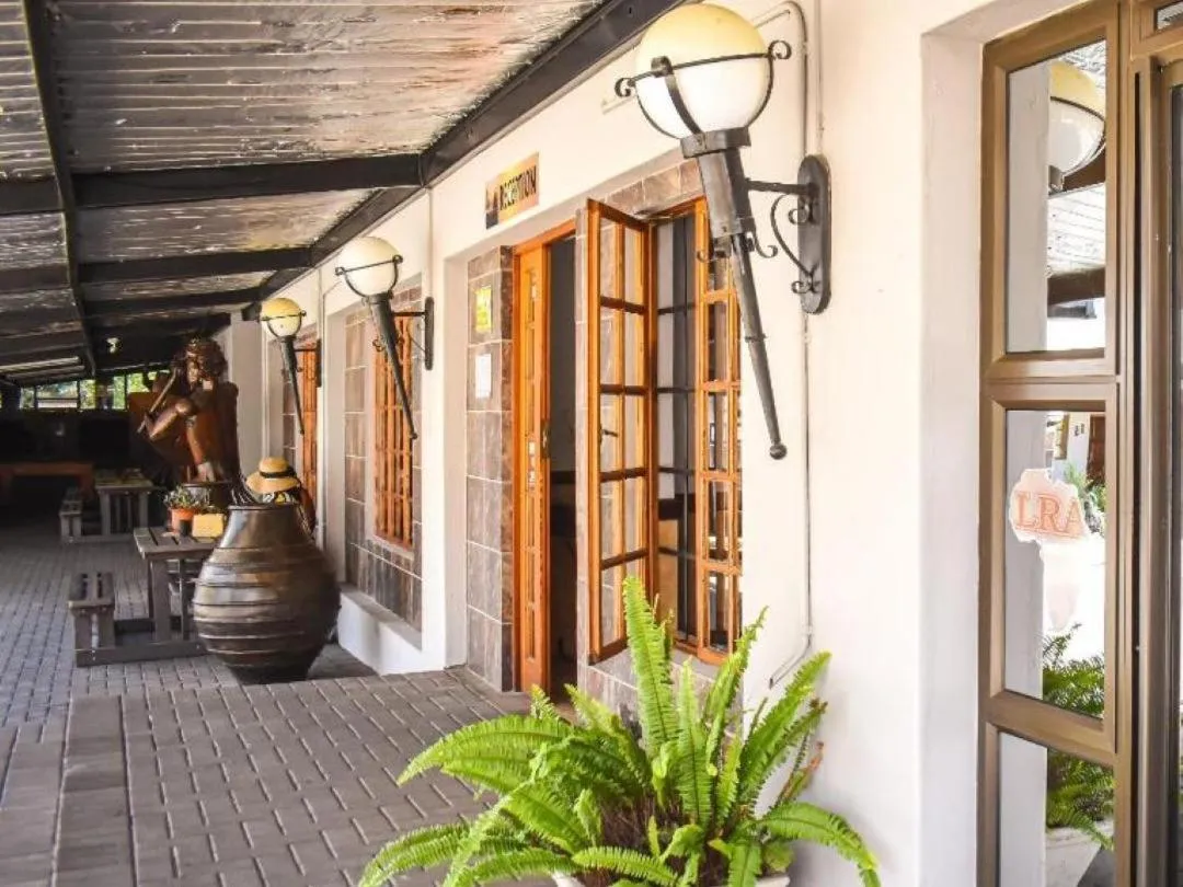 Facade/entrance in Amabutho Warrior Lodge