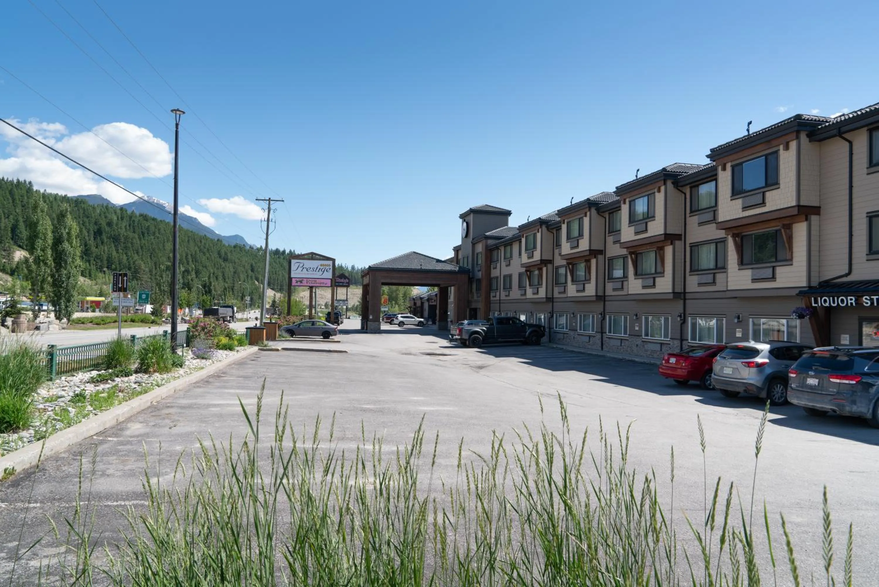 Property building in Prestige Inn Golden