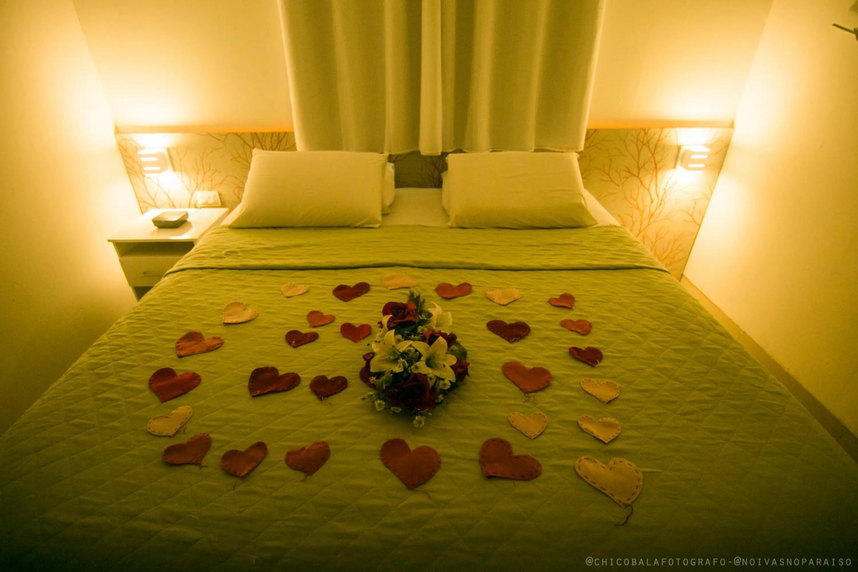 Bed in Pousada Del Mares