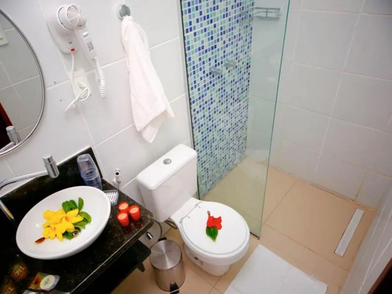 Shower in Pousada Del Mares