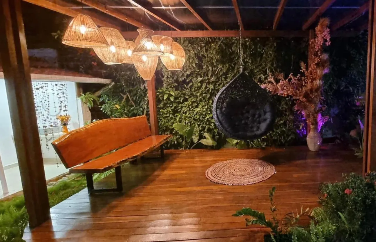 Garden view in Pousada Del Mares