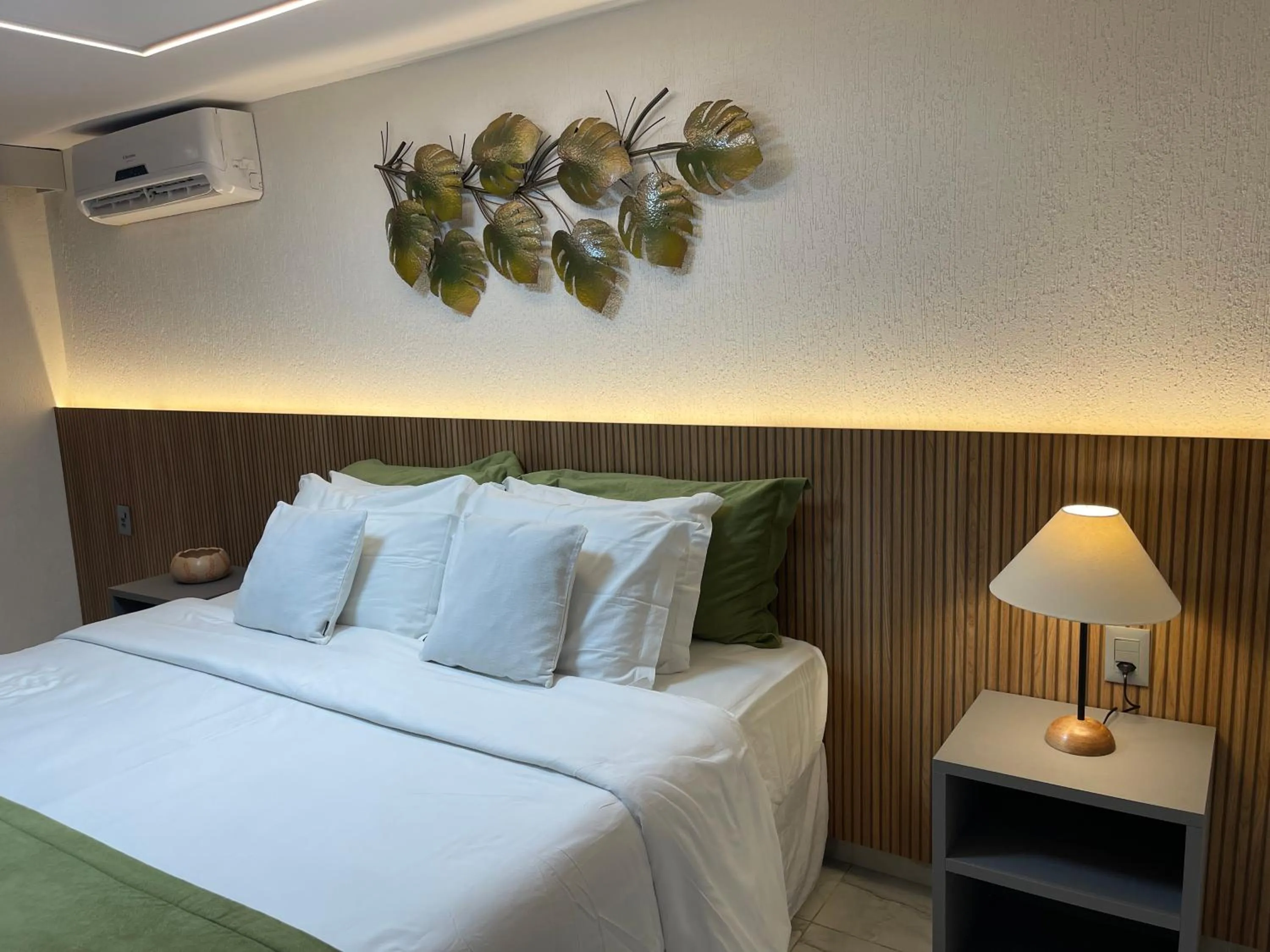 Bed in Pousada Del Mares